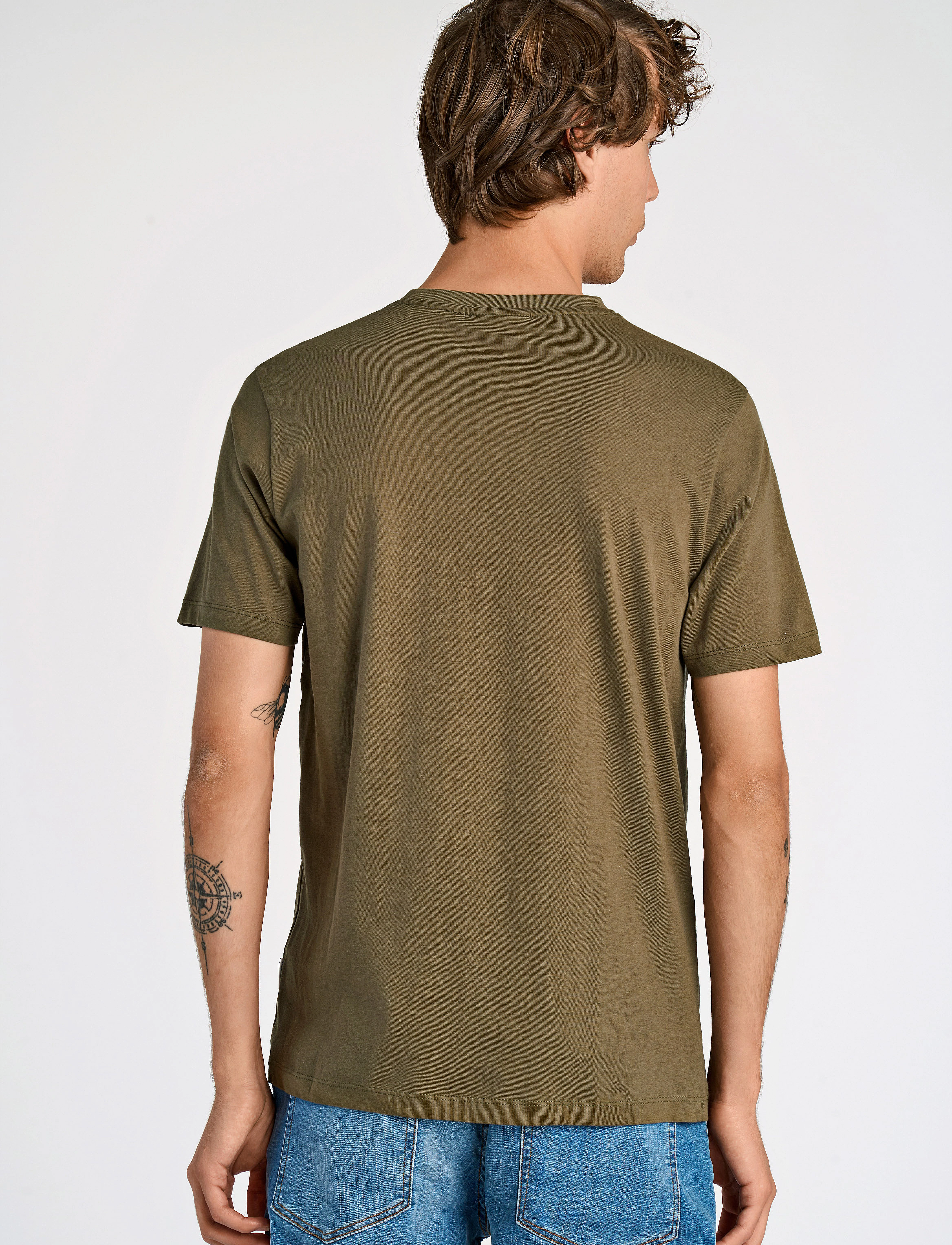 Lindbergh - Tee S/S - dk jungle green - 3