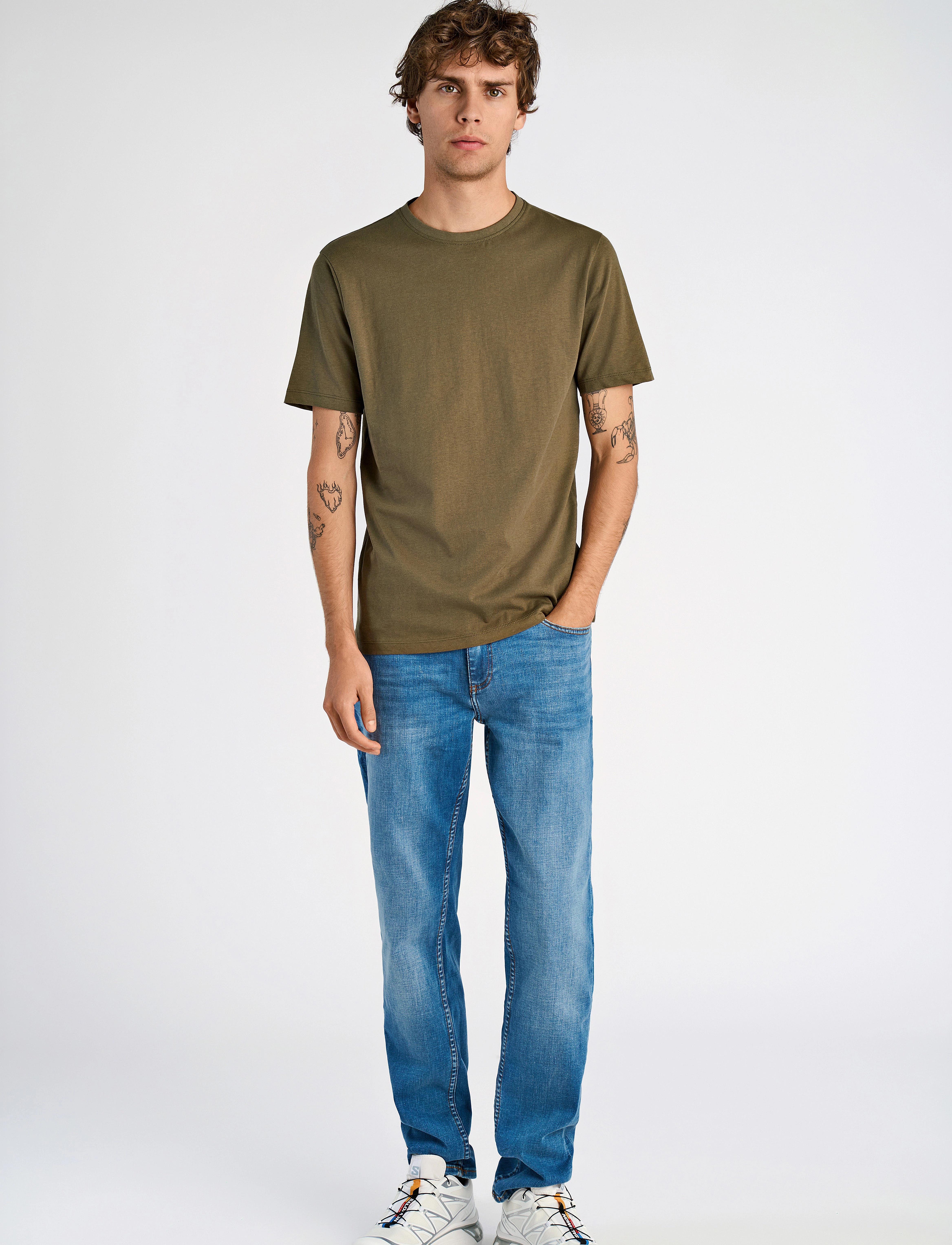 Lindbergh - Tee S/S - dk jungle green - 4