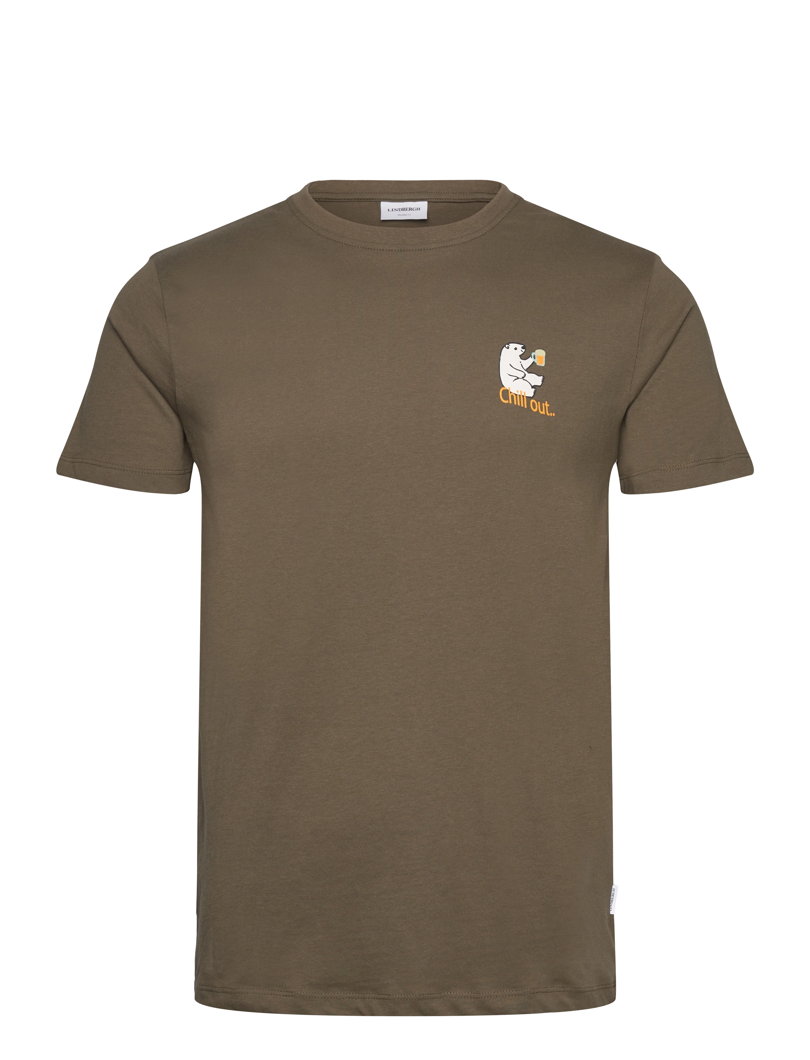 Printed tee S/S - DK JUNGLE GREEN