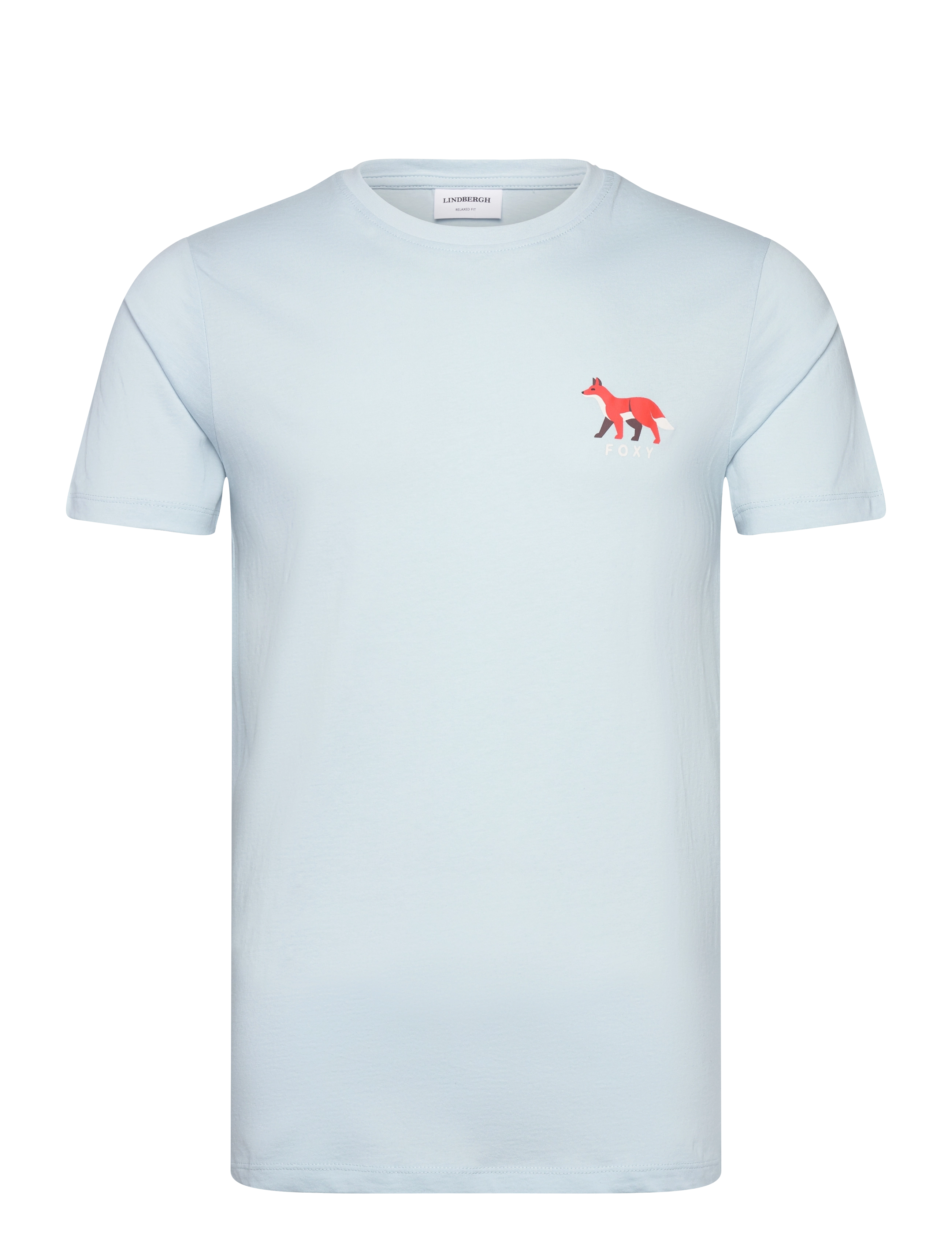 Printed tee S/S - LT BLUE SKY