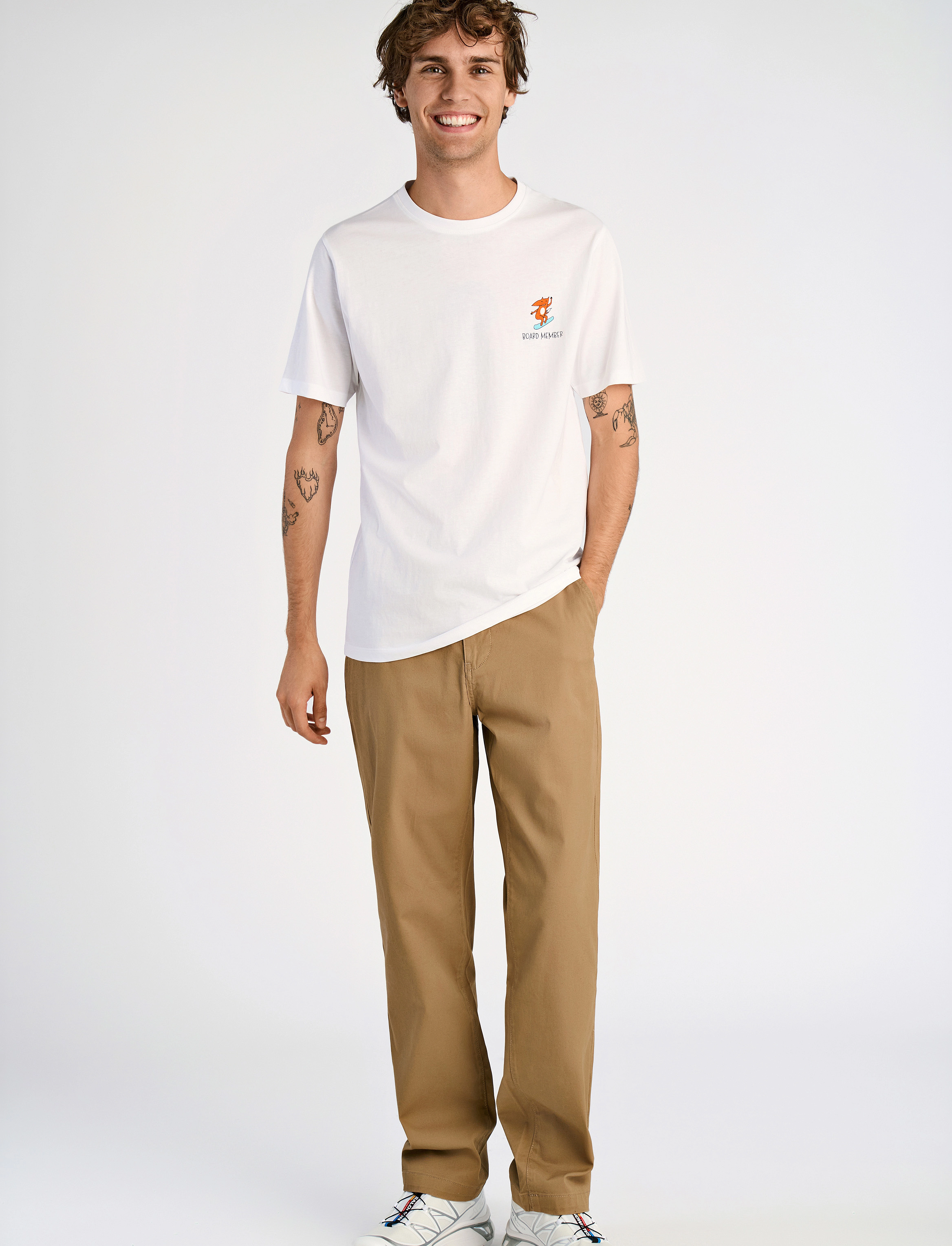Lindbergh - Printed tee S/S - white - 4
