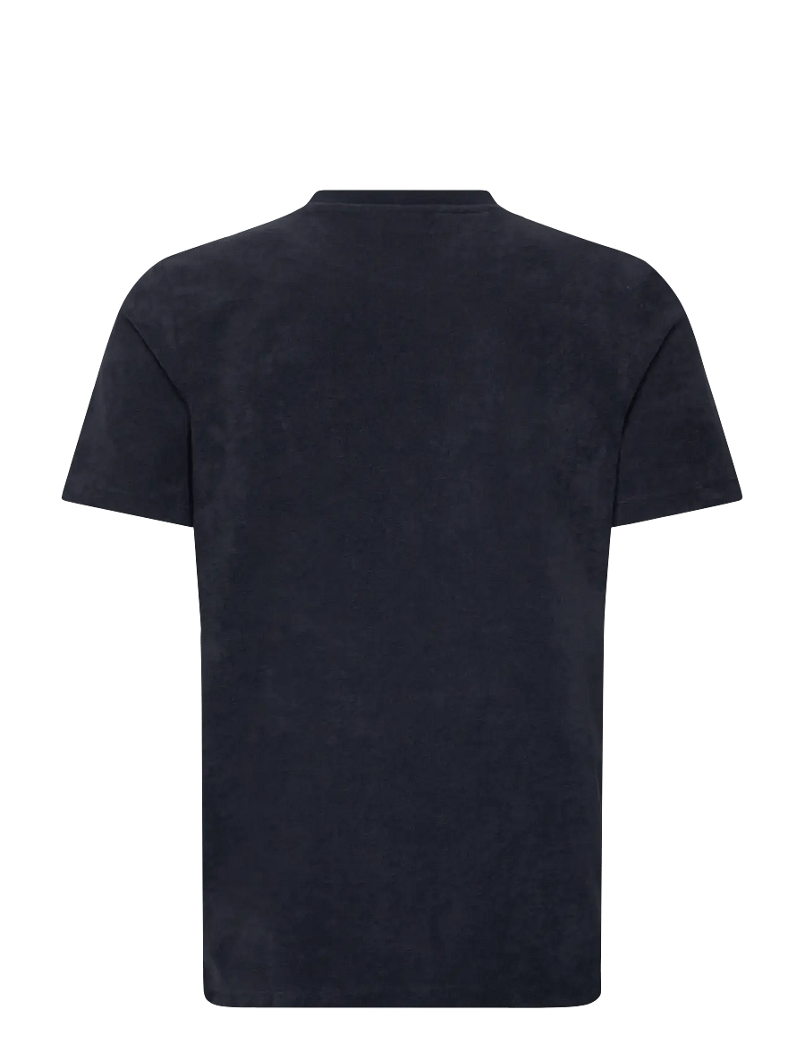 Lindbergh - SS Tee Terry - kortärmade t-shirts - navy - 1