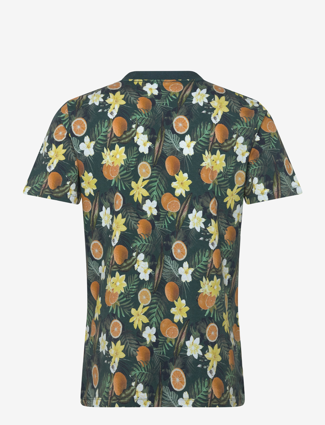 Lindbergh - Juicy AOP o-neck tee S/S - lühikeste varrukatega t-särgid - green - 1