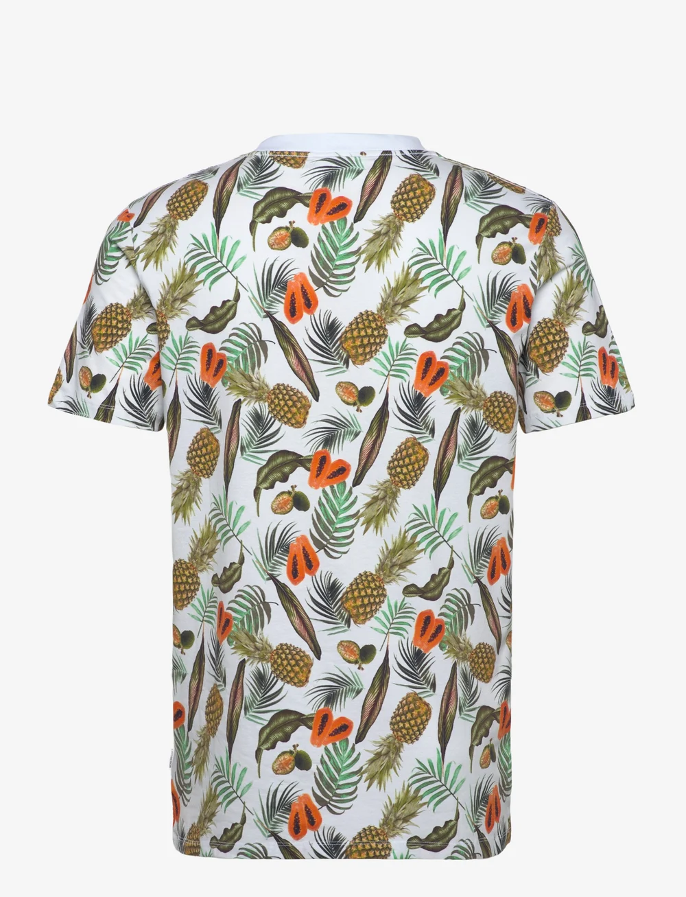 Lindbergh - Juicy AOP o-neck tee S/S - short-sleeved t-shirts - white - 1