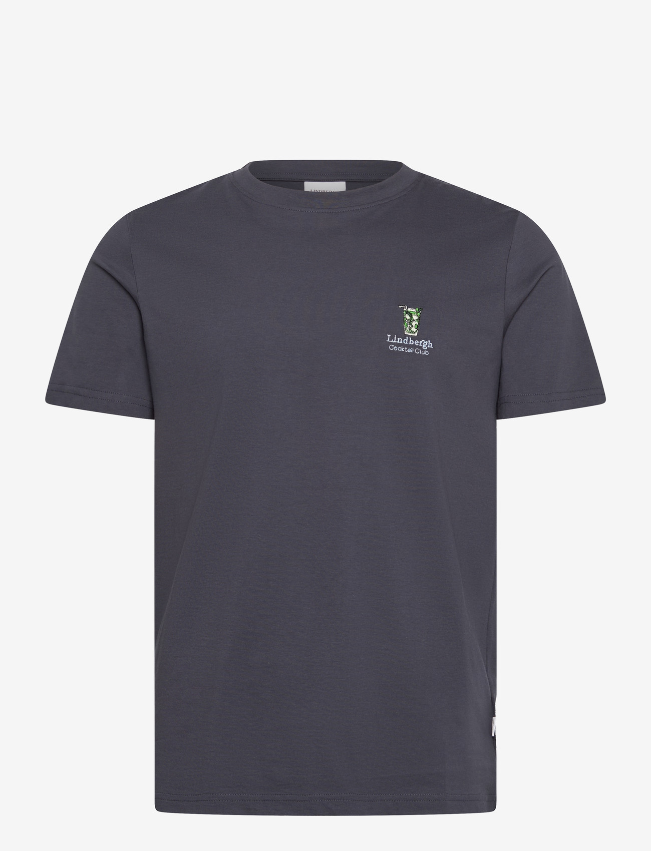 Lindbergh - Cocktail club tee S/S - kortærmede t-shirts - blue - 1