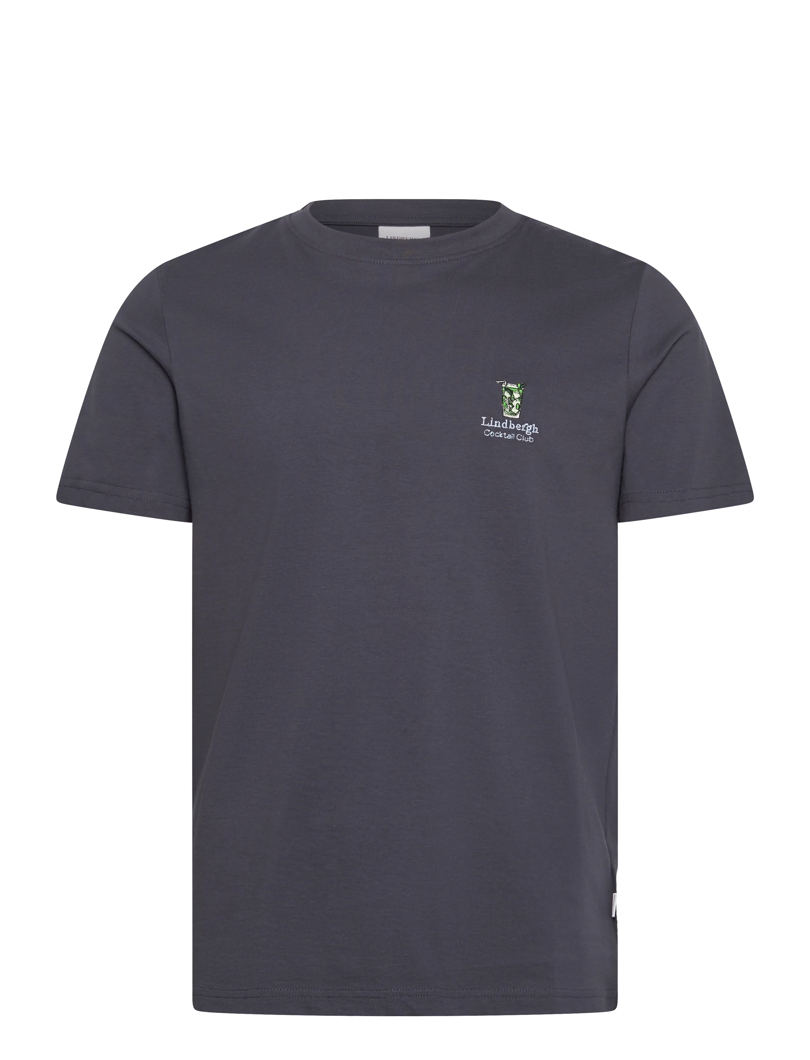 Lindbergh Cocktail club tee S/S - T-shirts - BLUE / blue