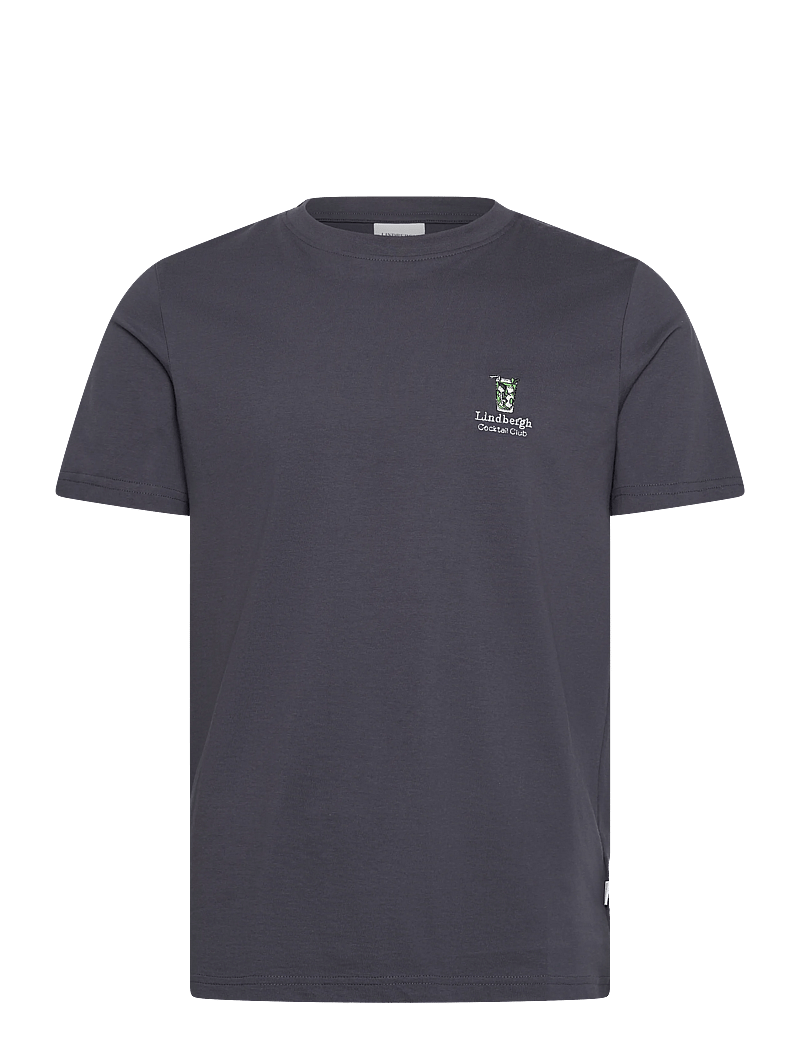 Lindbergh - Cocktail club tee S/S - lühikeste varrukatega t-särgid - blue - 1
