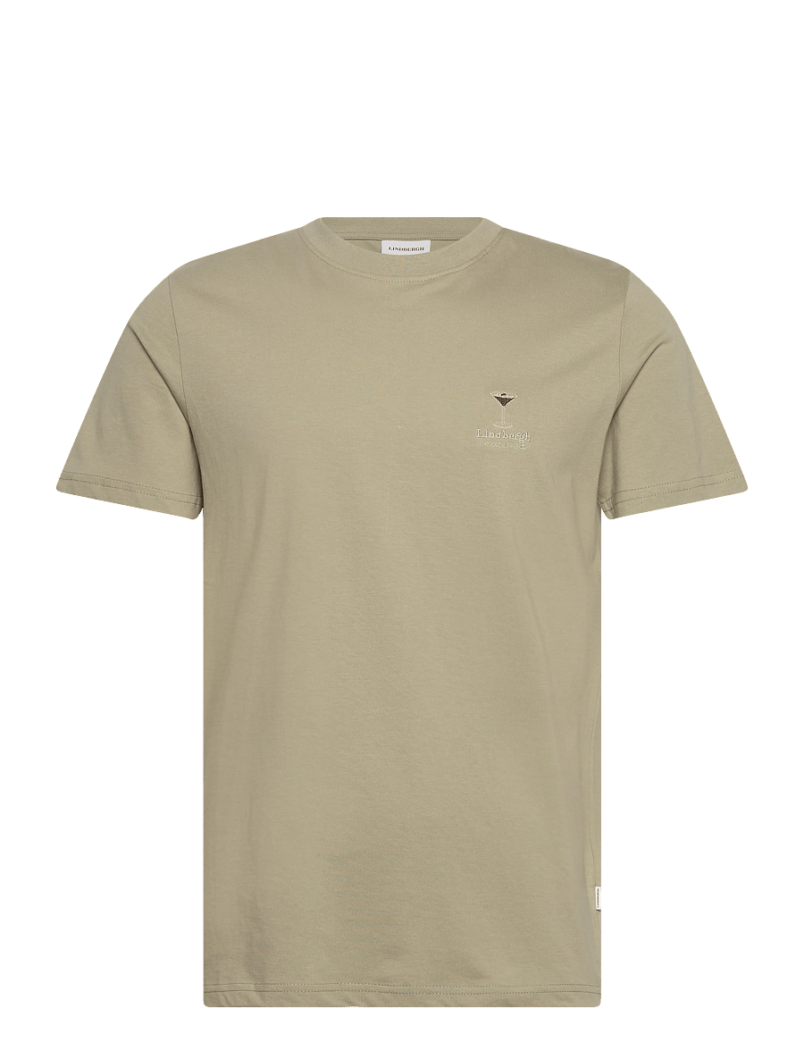 Lindbergh - Cocktail club tee S/S - kurzärmelig - dusty olive - 1