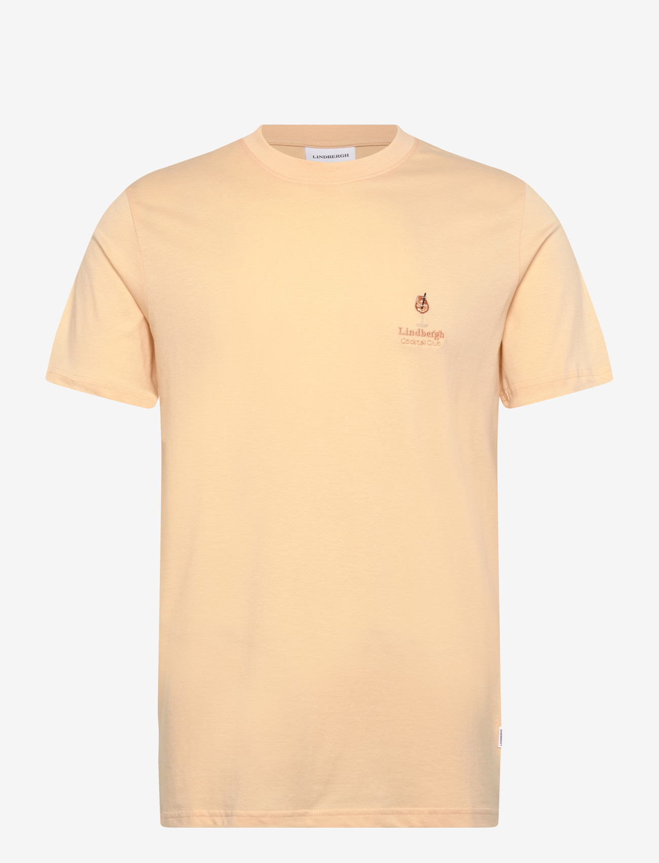 Lindbergh - Cocktail club tee S/S - kortærmede t-shirts - soft coral - 1