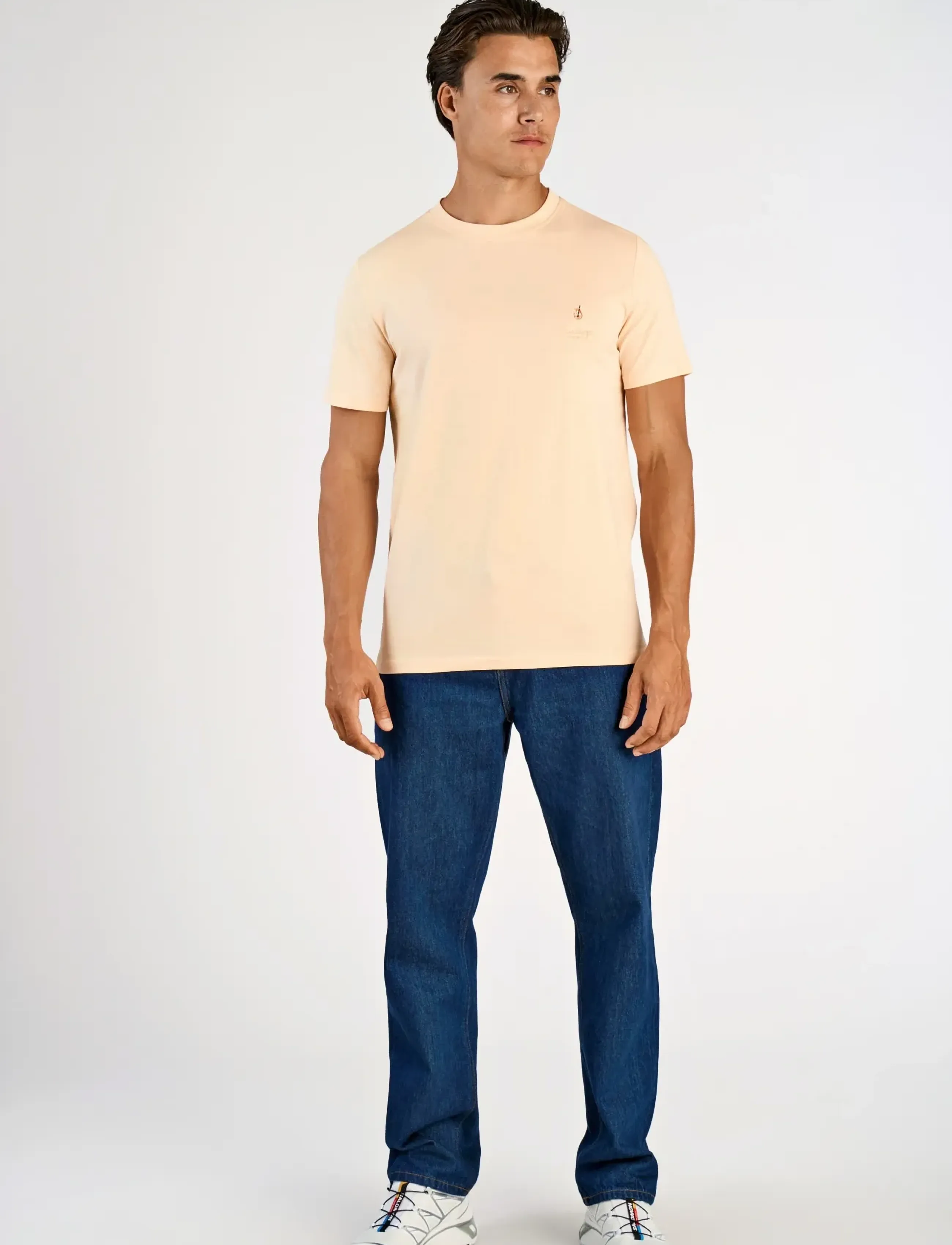 Lindbergh Cocktail club tee S/S - T-shirts - SOFT CORAL / coral