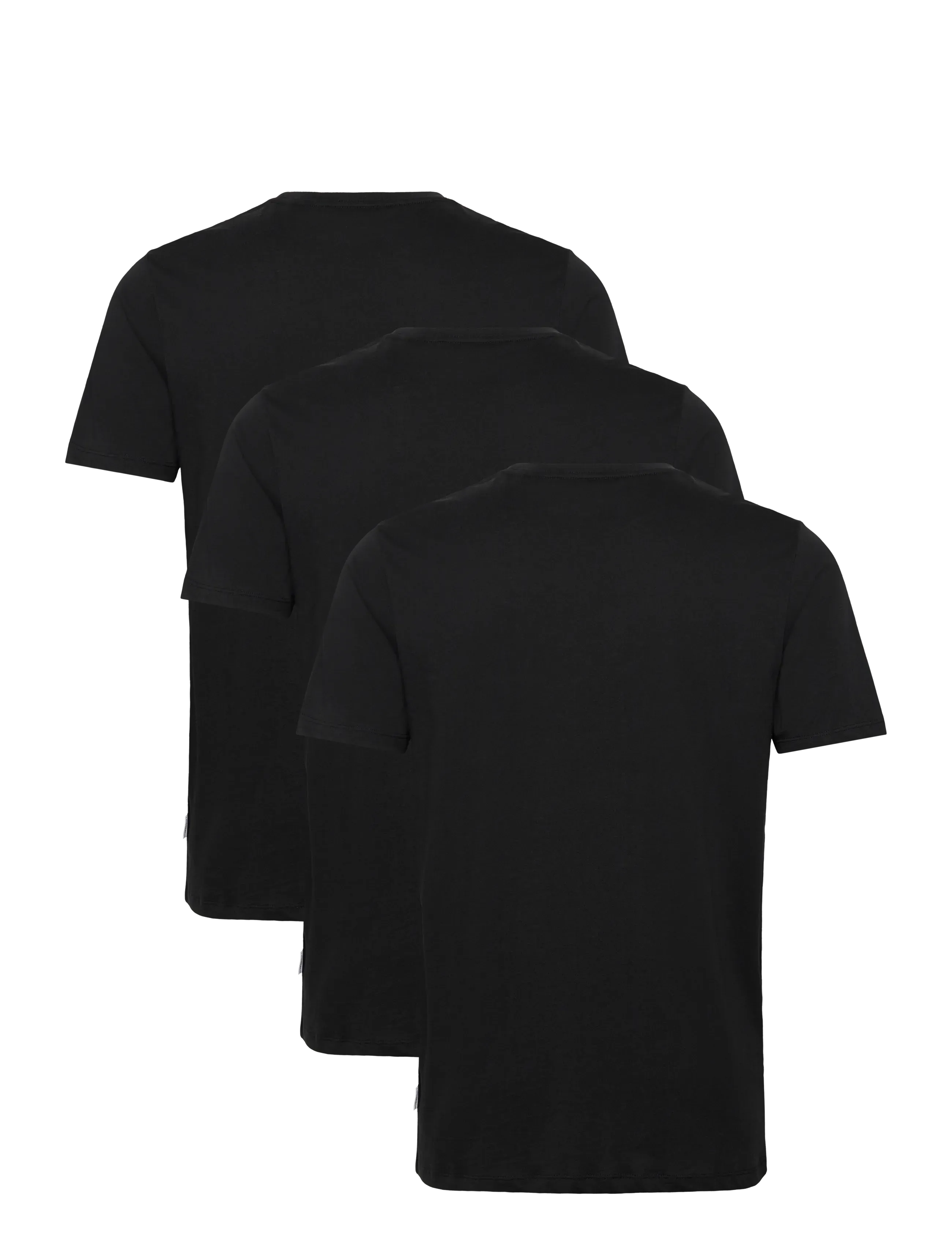 Lindbergh - 3-pack tee with flag print S/S - syntymäpäivälahjat - black - 5