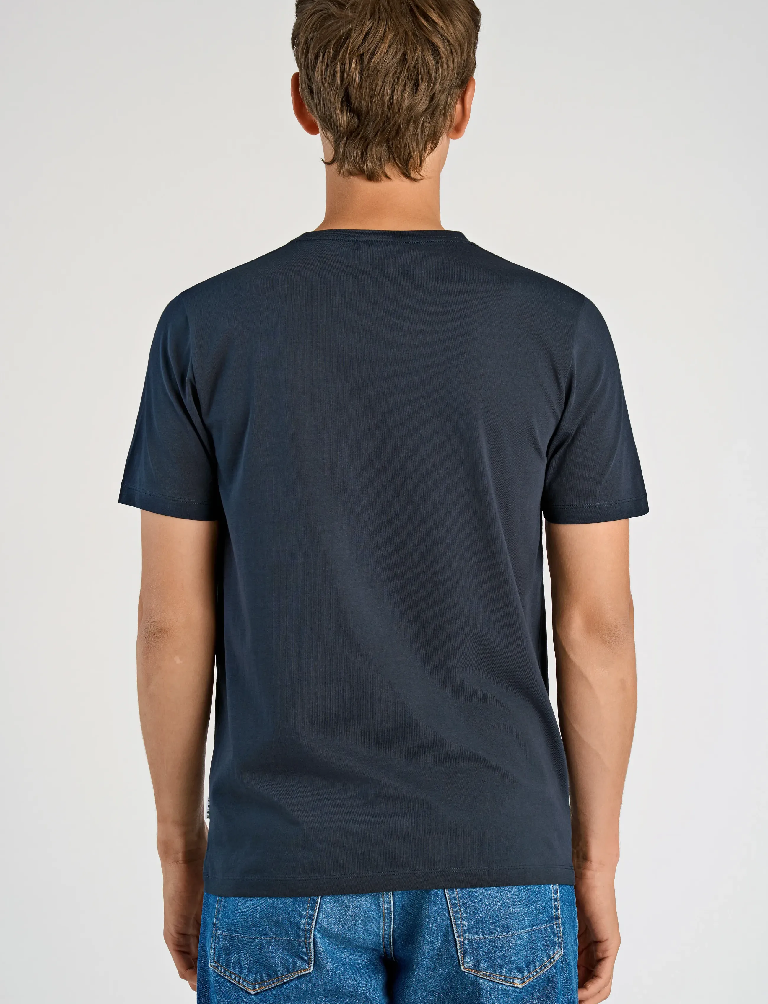 Lindbergh - 3-pack tee with flag print S/S - laveste priser - bl-wh-na - 2