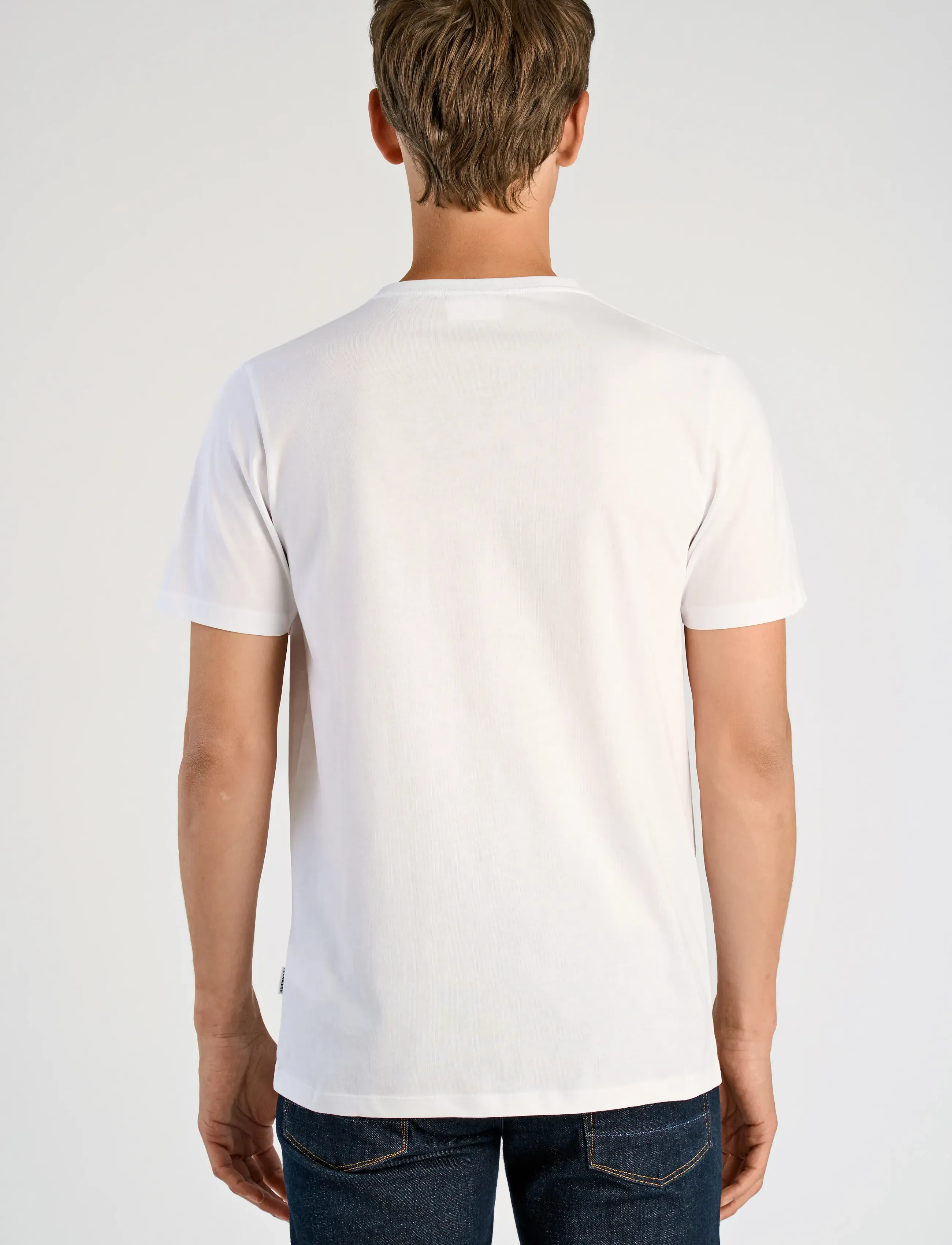 Lindbergh - 3-pack tee with flag print S/S - laveste priser - white - 2