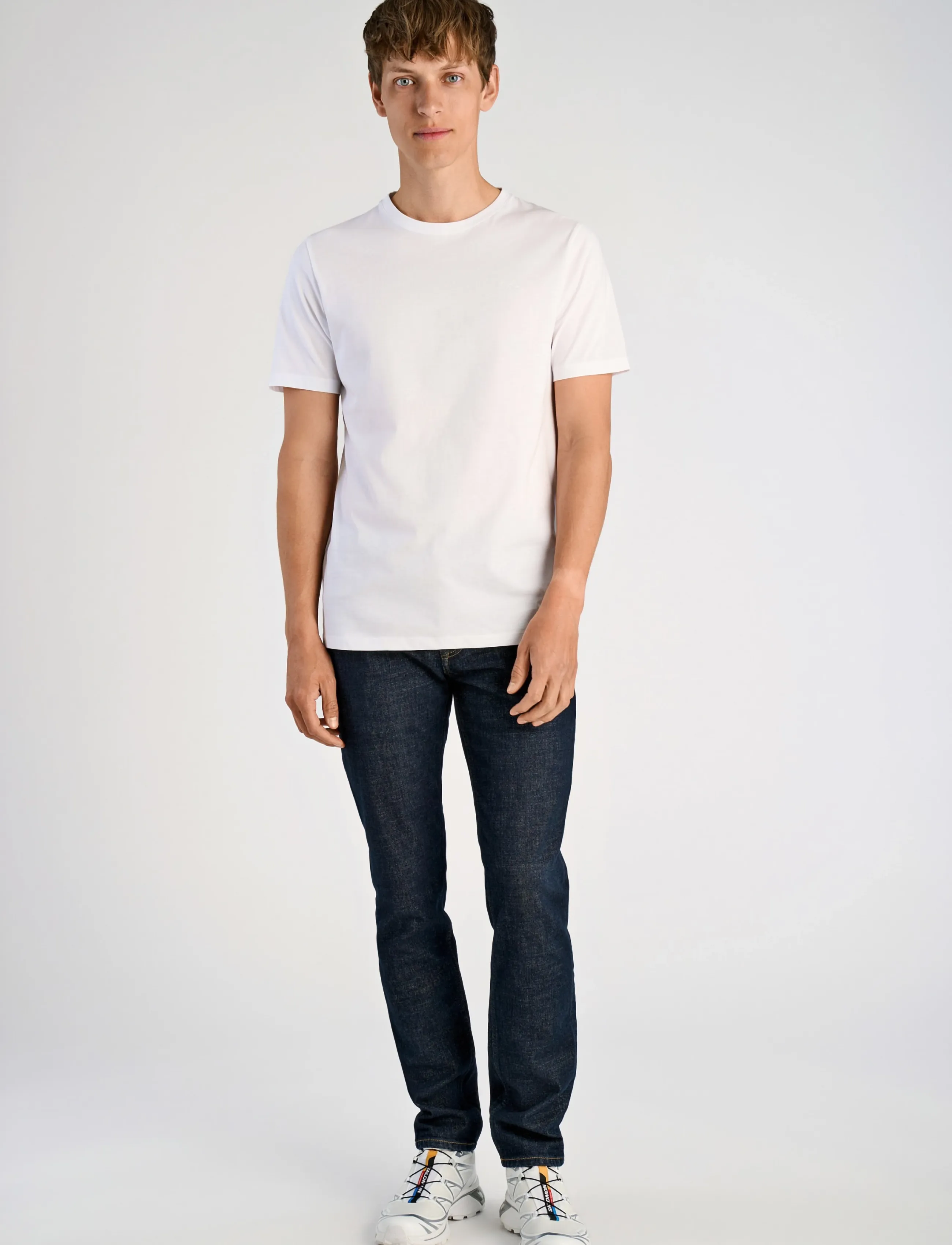 Lindbergh 3-pack tee with flag print S/S - Kleidung - WHITE / white