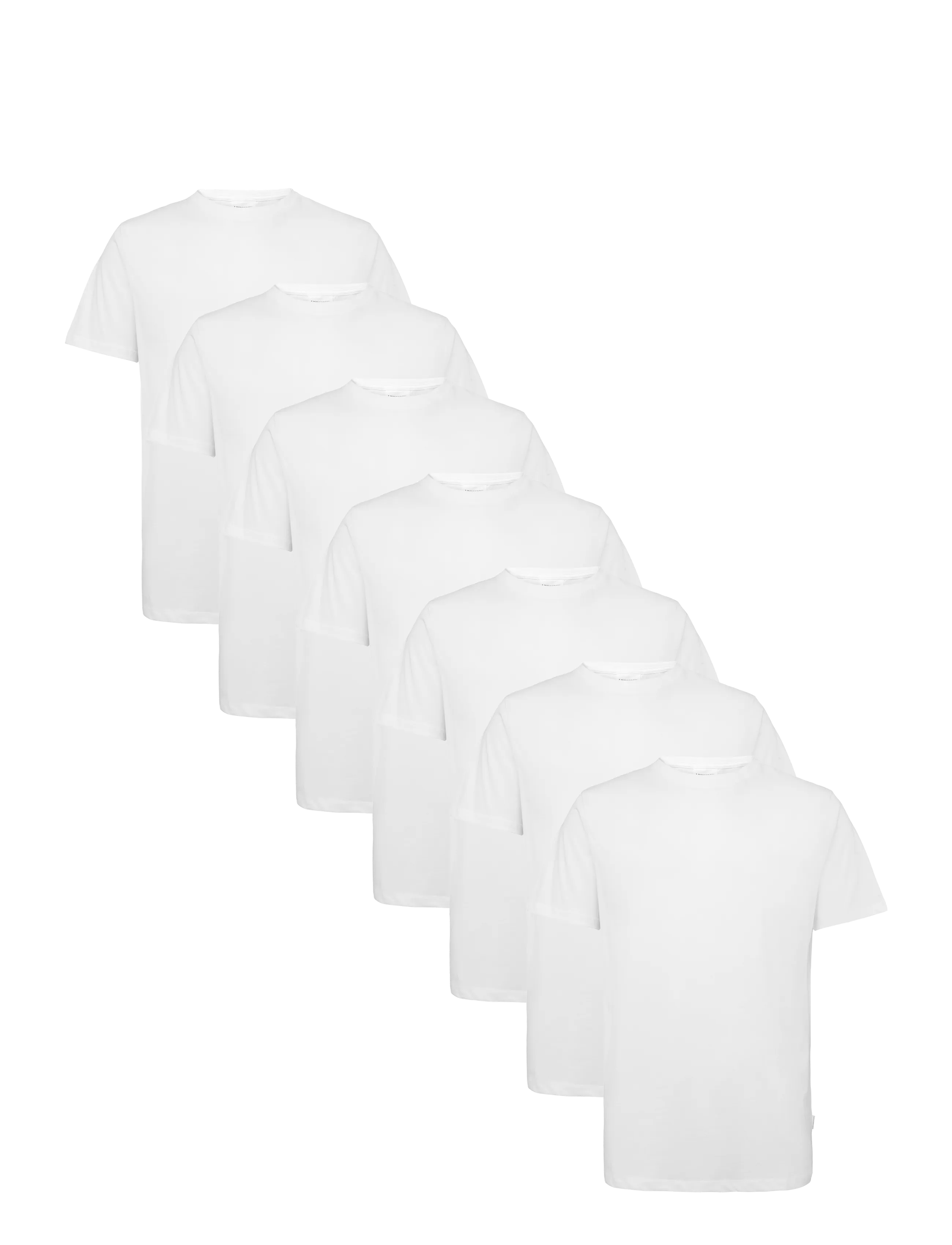 Lindbergh 7-pack tee with flag print S/S - T-shirty - BL-NA-GR-WH / white
