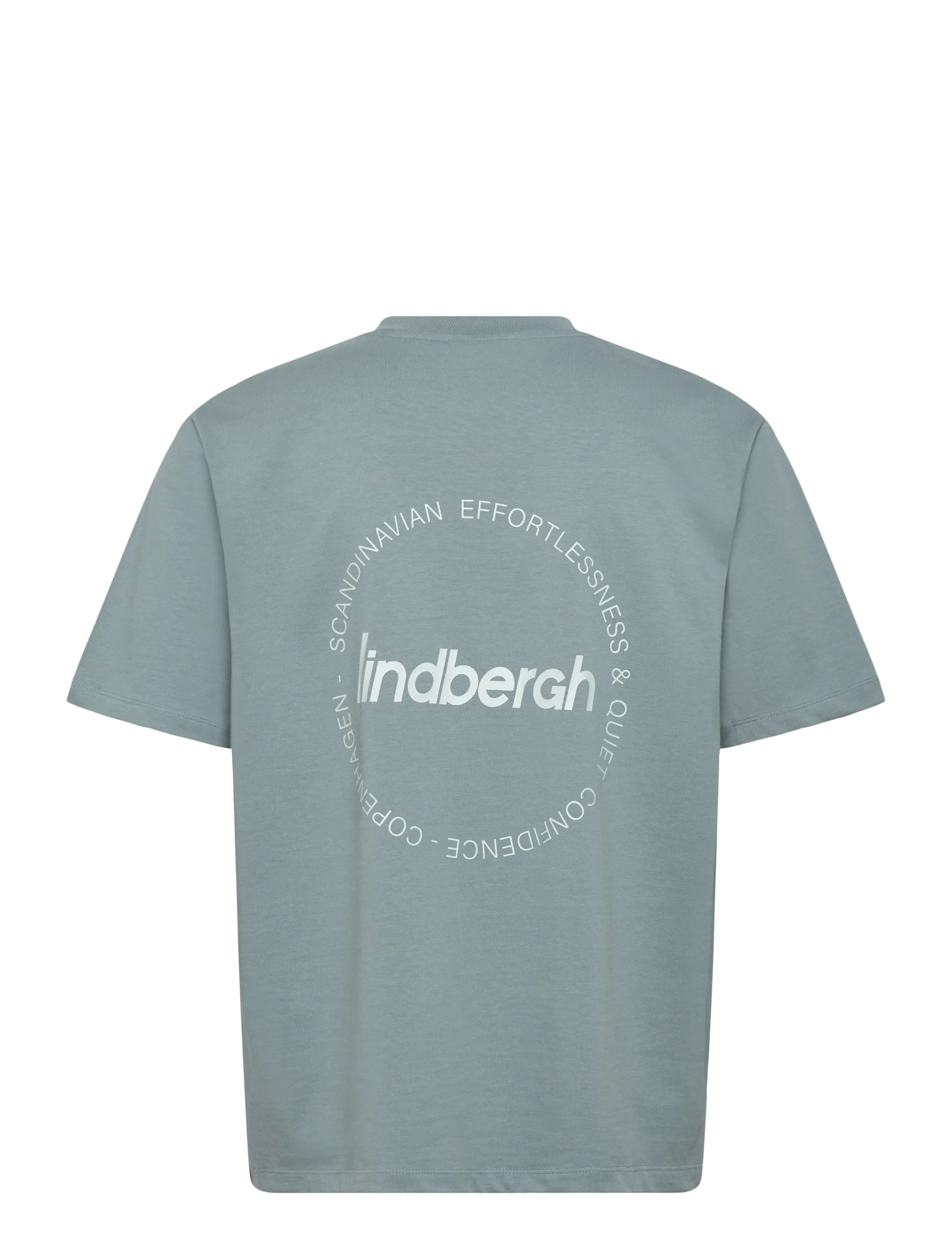 Lindbergh - Brand carrier oversize tee S/S - kortärmade t-shirts - dk aqua - 2