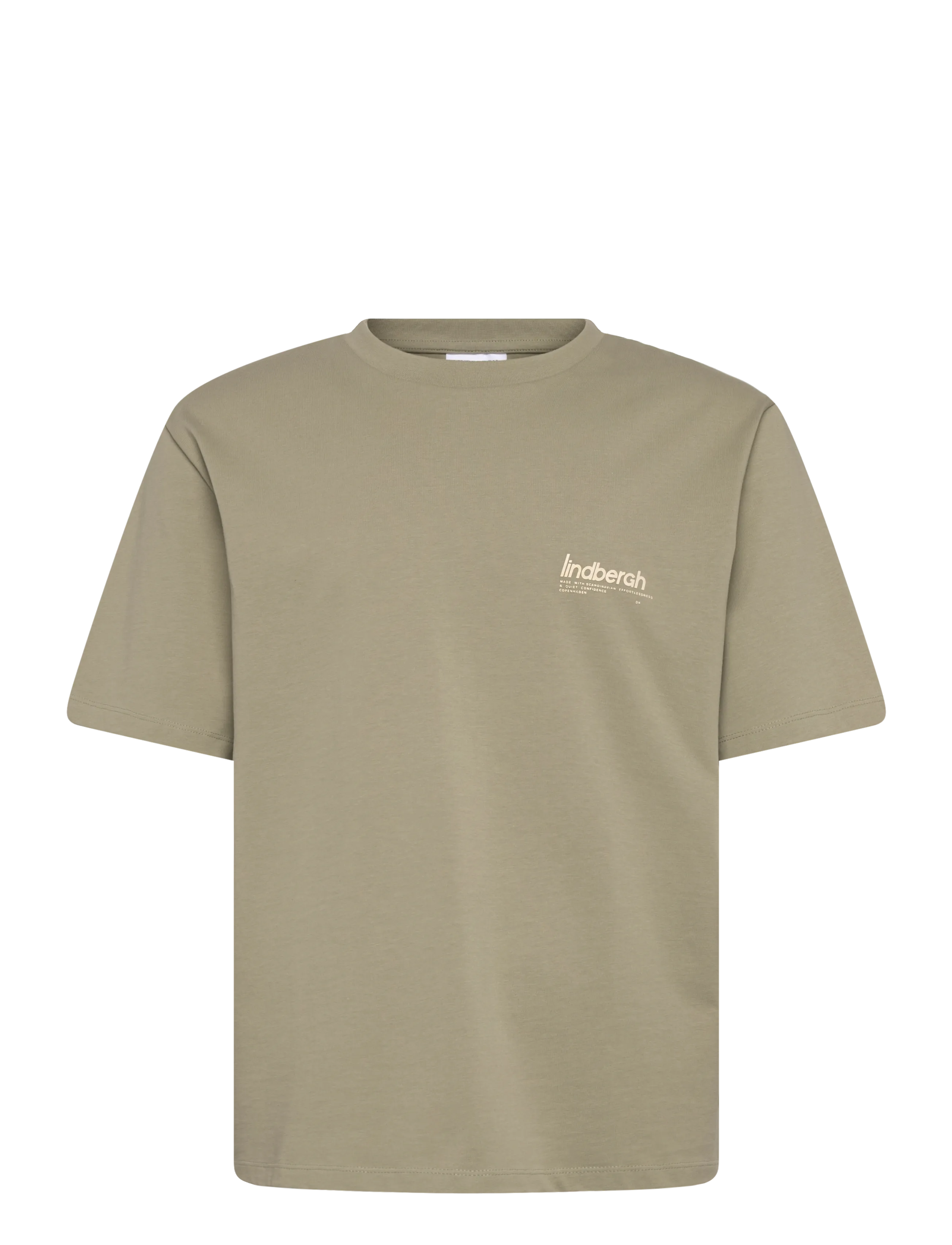 LINDBERGH Marke Carrier Oversize Tee S/S Khaki - XXL - Herren