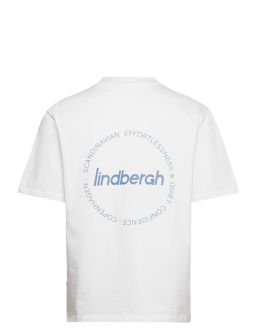 Lindbergh - Brand carrier oversize tee S/S - kortærmede t-shirts - white - 2