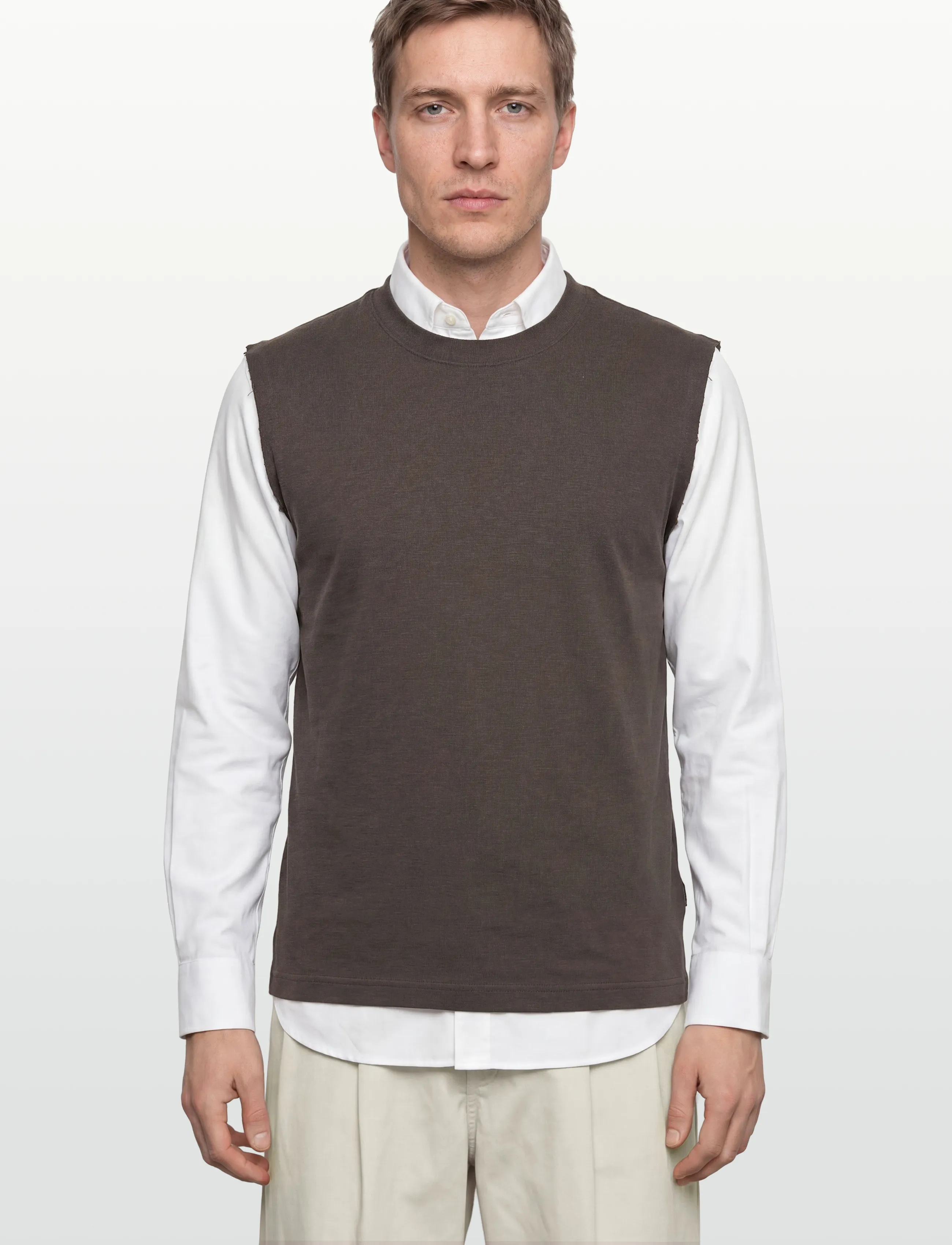 Lindbergh - Oversized rib cap sleeve - de laveste prisene - ebony brown - 3