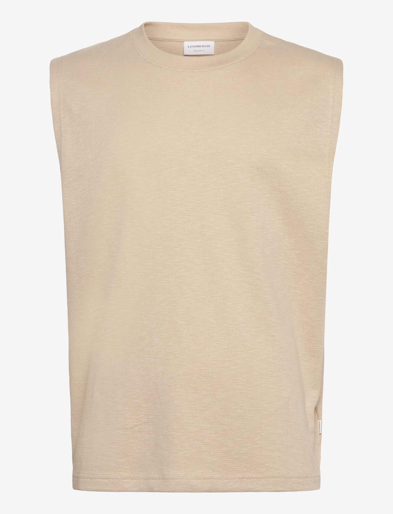 Lindbergh - Oversized rib cap sleeve - varrukateta särgid - stone - 1