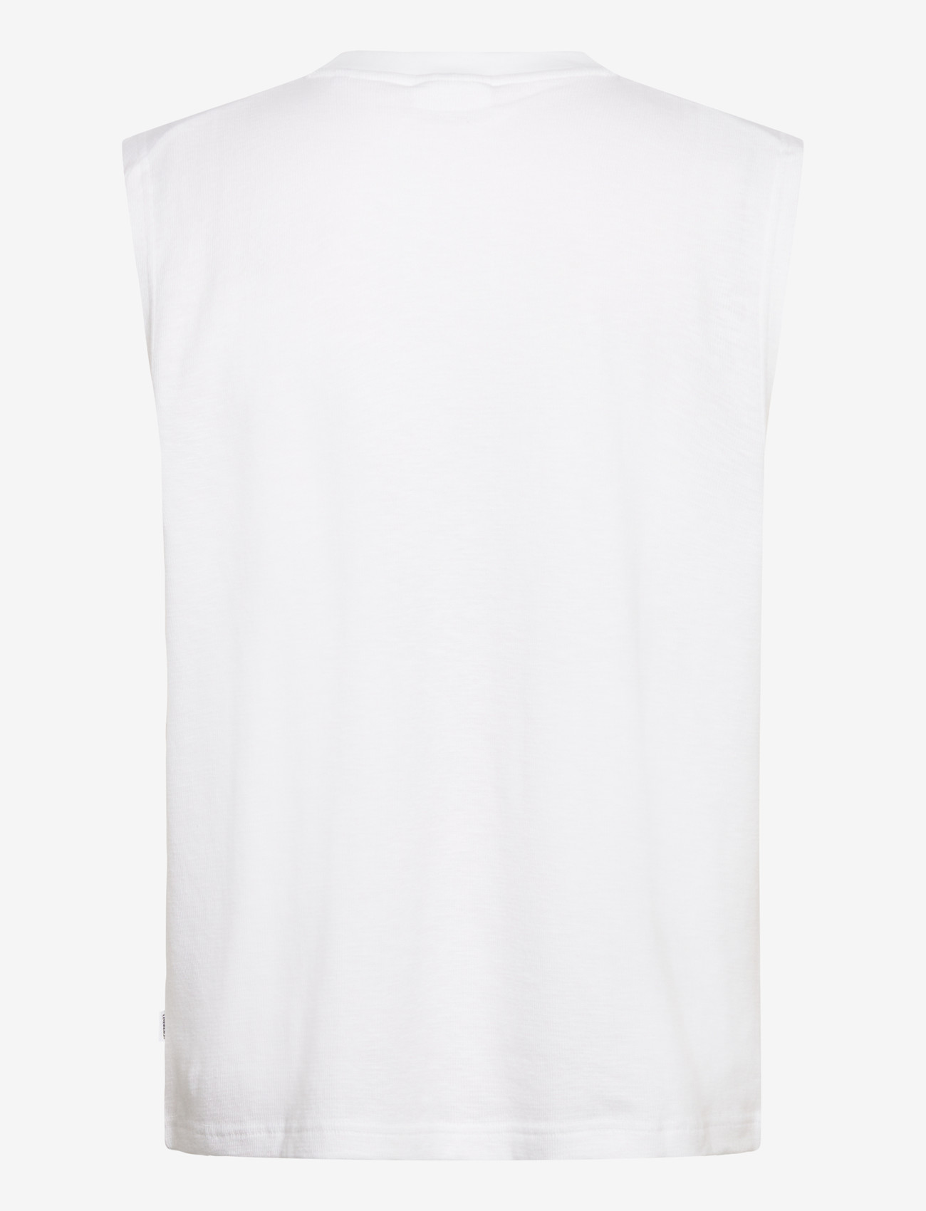 Lindbergh - Oversized rib cap sleeve - tank tops - white - 2