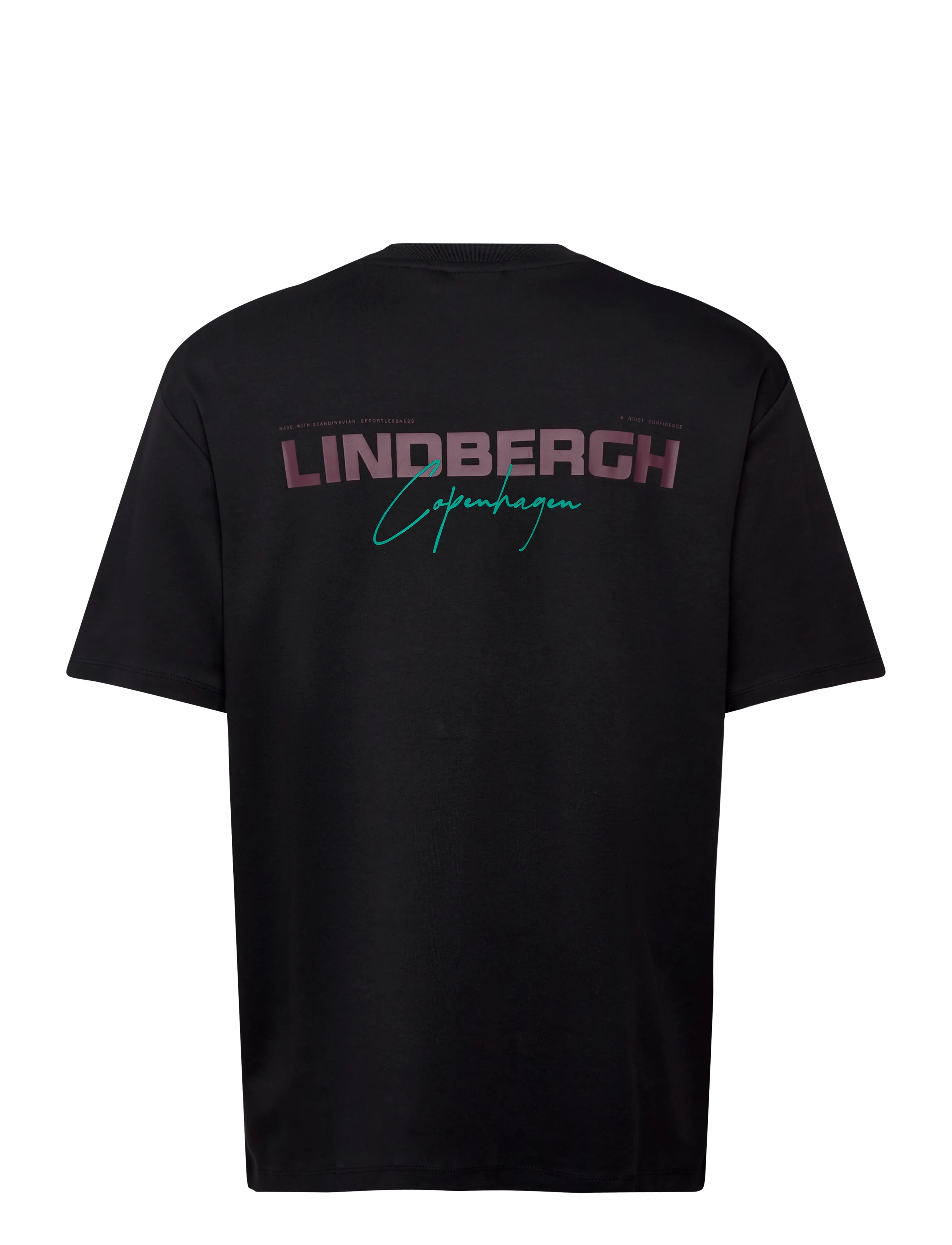 Lindbergh - O-neck logo oversized S/S - lühikeste varrukatega t-särgid - black - 1