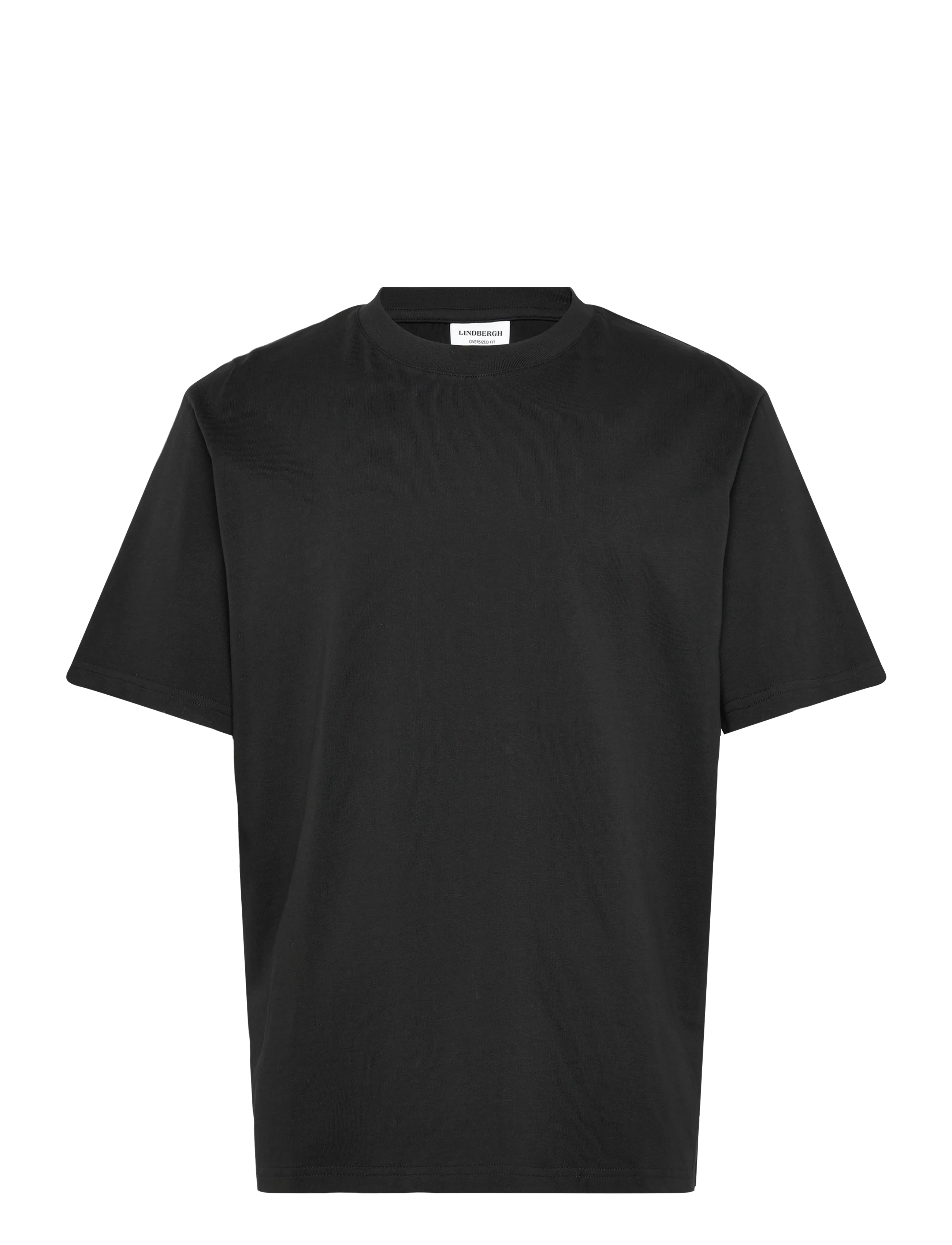 Lindbergh Oversized tee S/S - T-shirts - BLACK / black