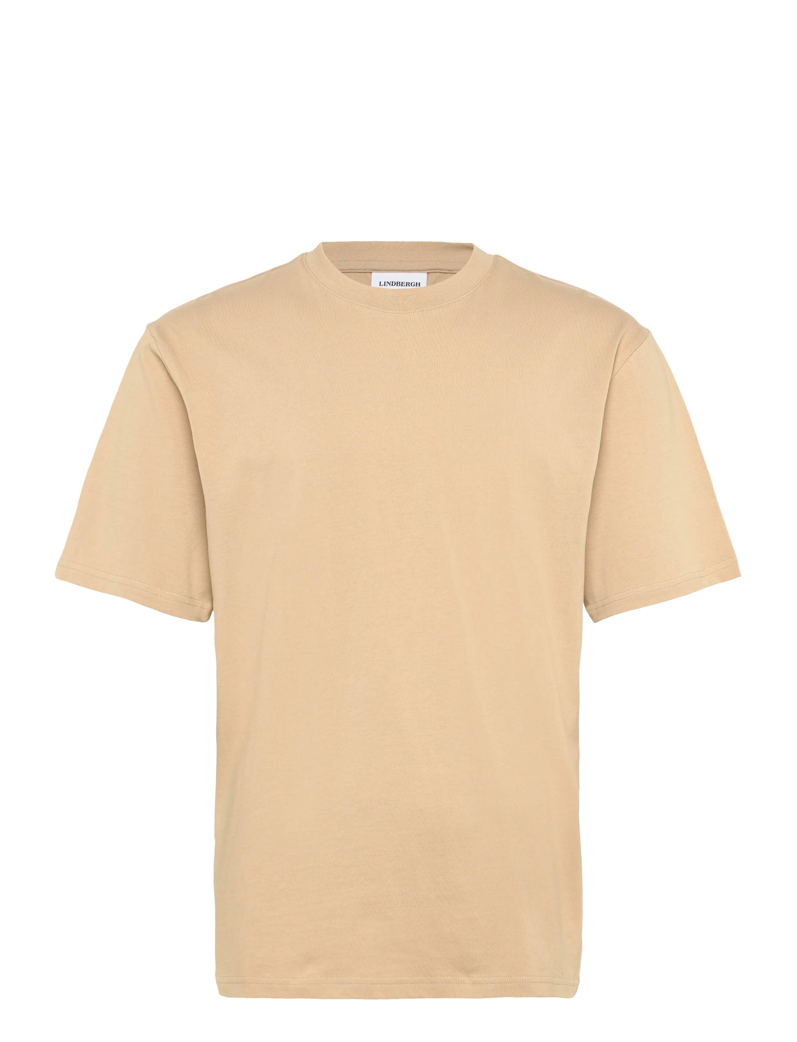 LINDBERGH Oversized Tee S/S Beige - L - Herren