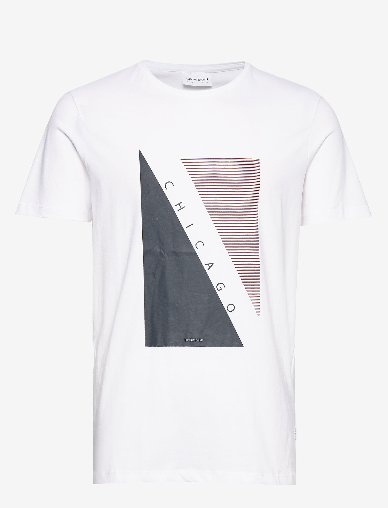 Lindbergh - Graphic city print tee S/S - white - 0