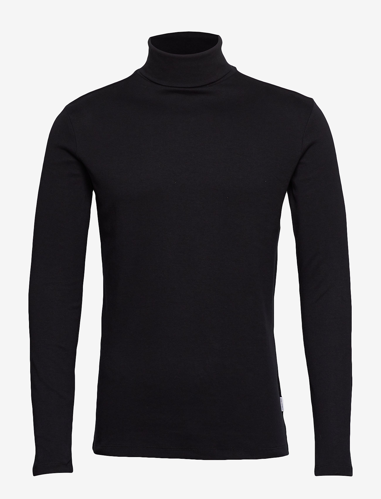 Turtle neck tee L/S - BLACK