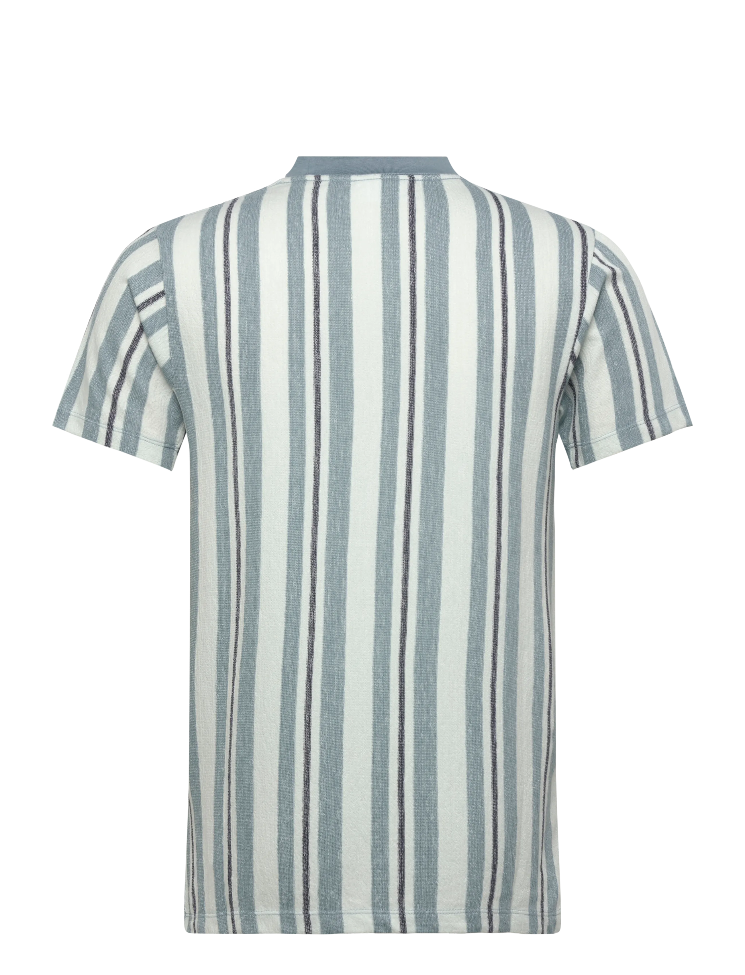 Lindbergh - Towel striped o-neck tee S/S - lühikeste varrukatega t-särgid - aqua - 2