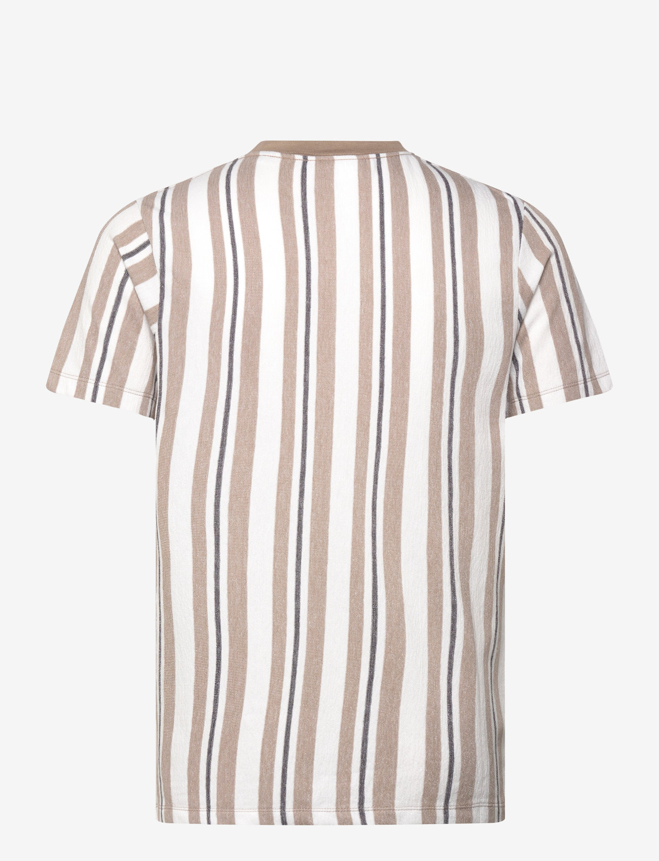 Lindbergh - Towel striped o-neck tee S/S - marškinėliai trumpomis rankovėmis - stone - 2