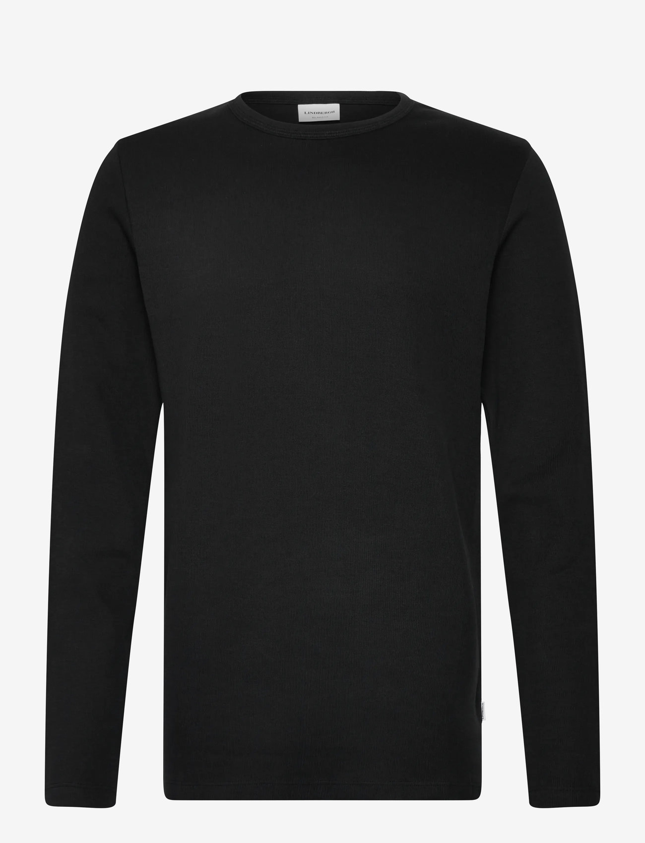 Lindbergh - Basic o-neck tee L/S - efterårstøj - black - 0