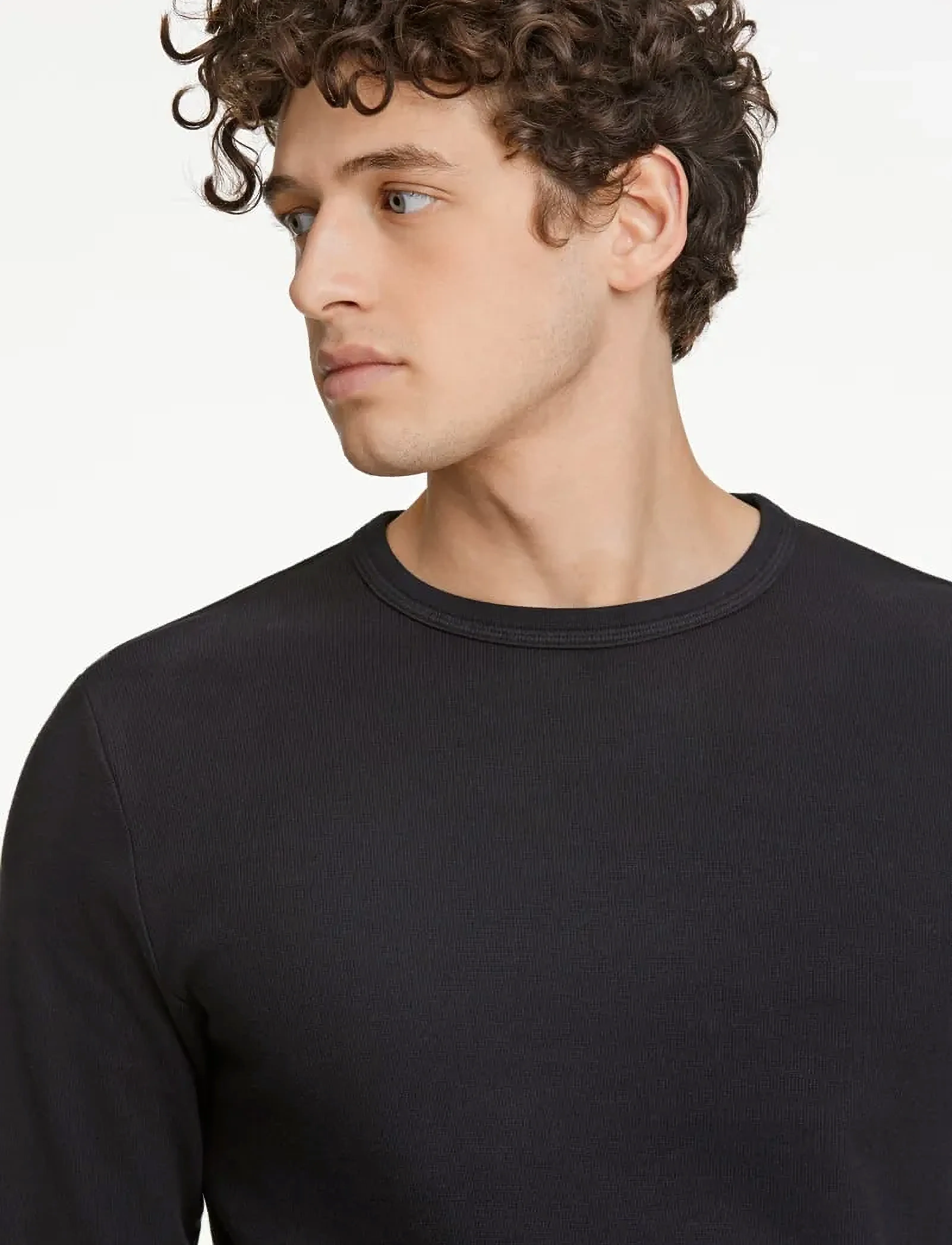 Lindbergh - Basic o-neck tee L/S - laveste priser - black - 3