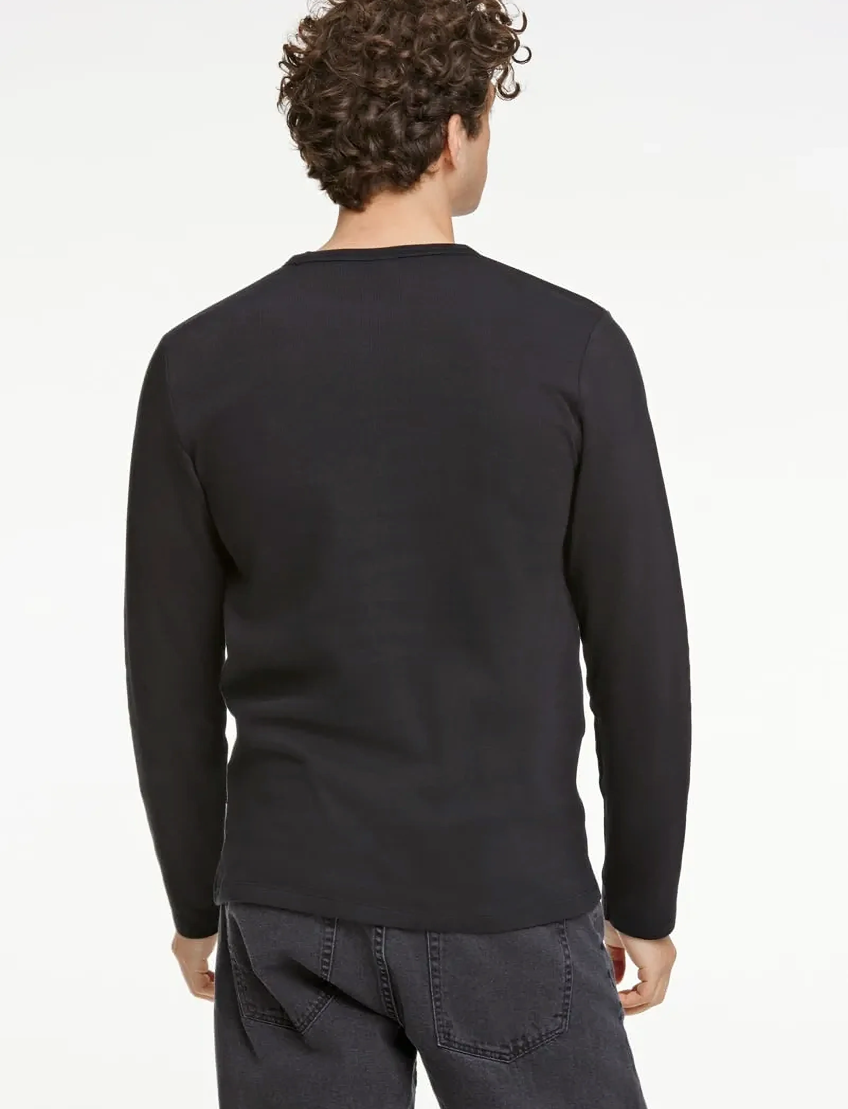 Lindbergh - Basic o-neck tee L/S - laveste priser - black - 4