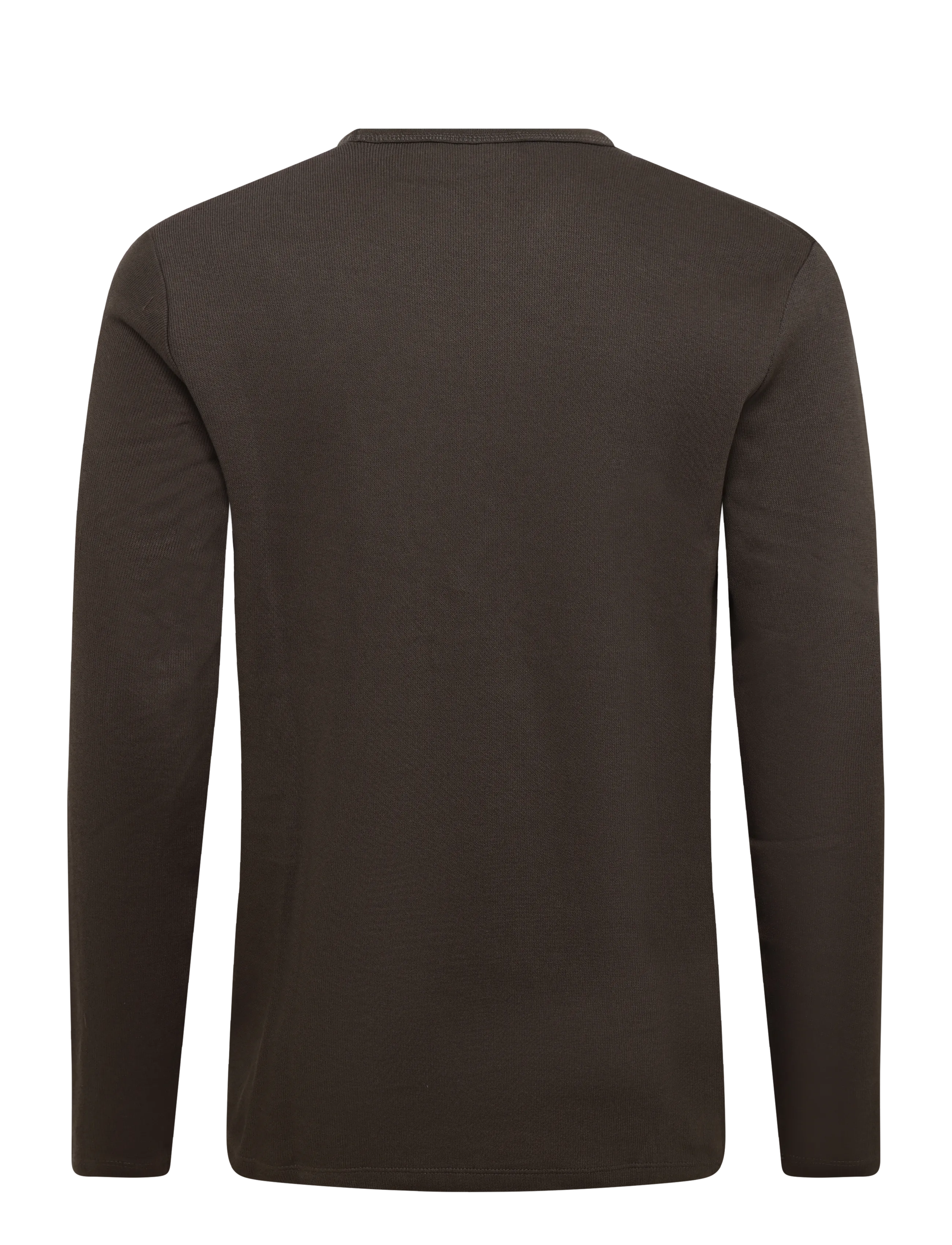 Lindbergh - Basic o-neck tee L/S - pikkade varrukatega t-särgid - black olive - 1