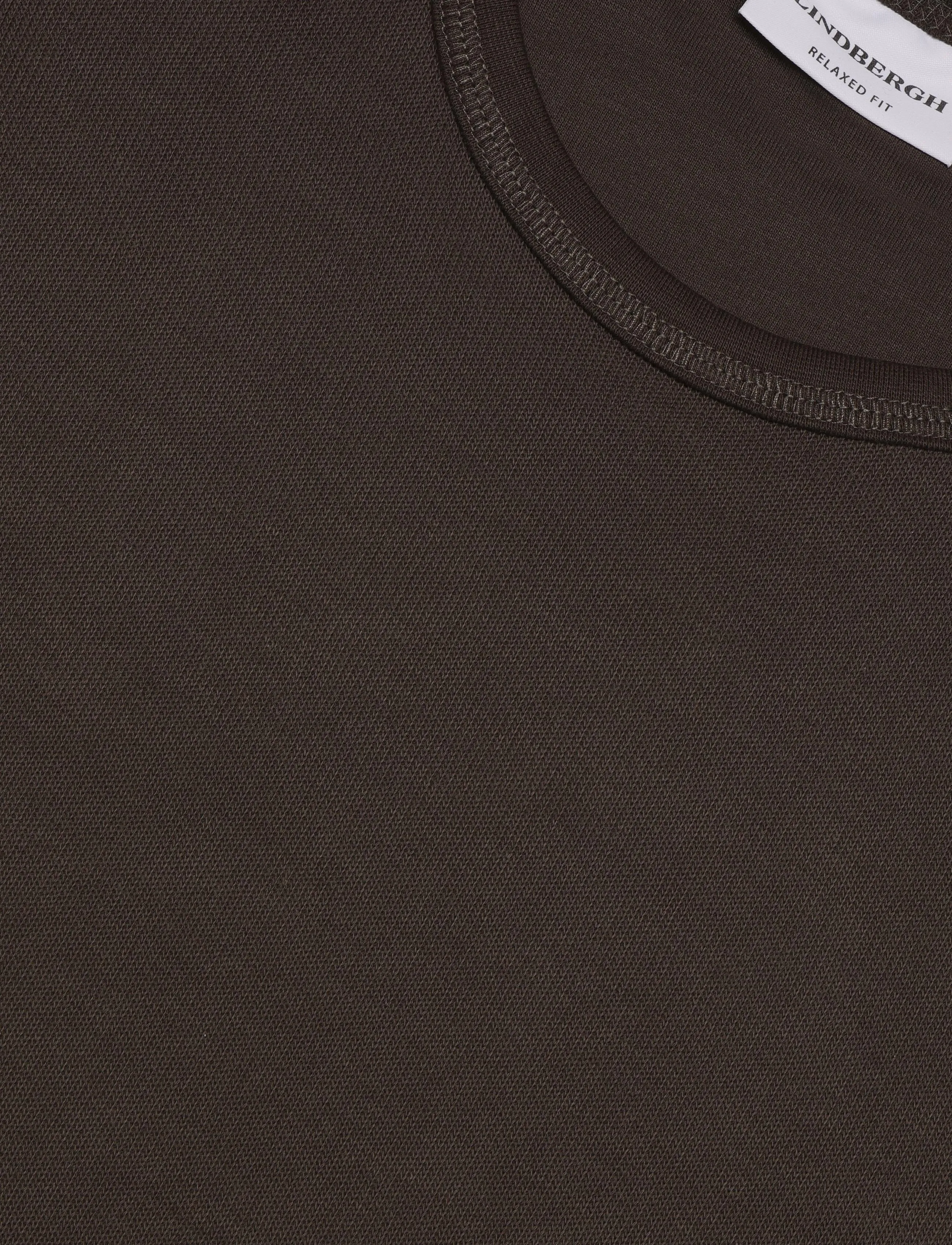 Lindbergh - Basic o-neck tee L/S - pikkade varrukatega t-särgid - black olive - 2