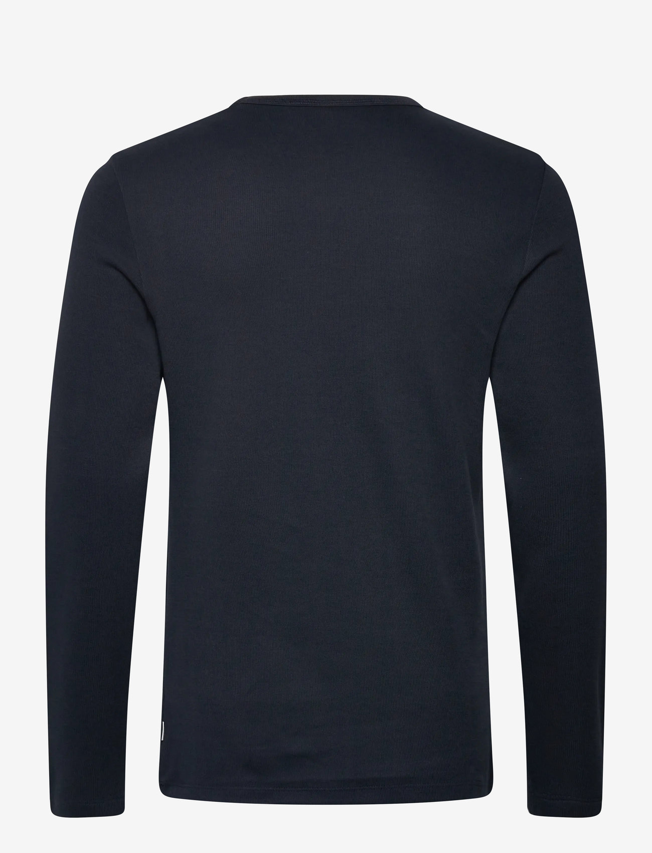 Lindbergh - Basic o-neck tee L/S - höstkläder - navy - 1