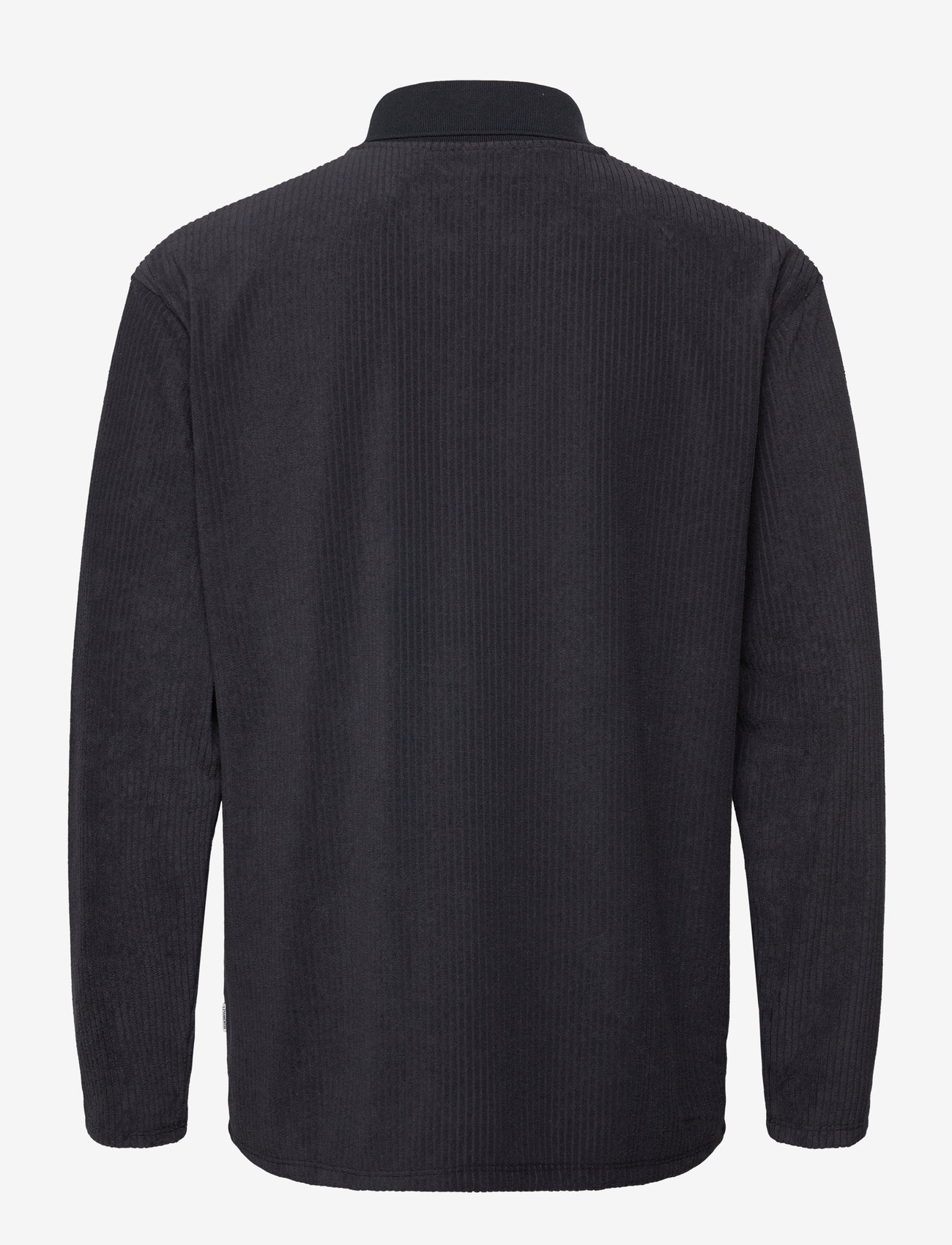 Lindbergh - V-neck jacquard polo L/S - polo marškinėliai ilgomis rankovėmis - navy - 2