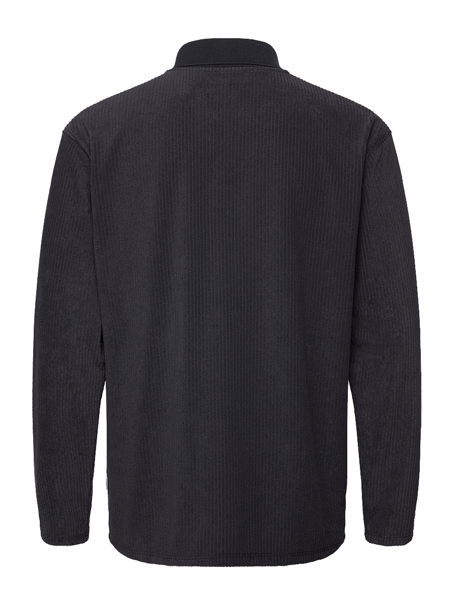 Lindbergh - V-neck jacquard polo L/S - lange mouwen - navy - 2