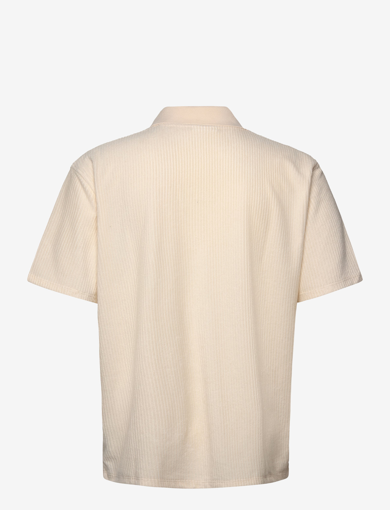 Lindbergh - V-neck jacquard polo S/S - lühikeste varrukatega polod - pearl white - 2