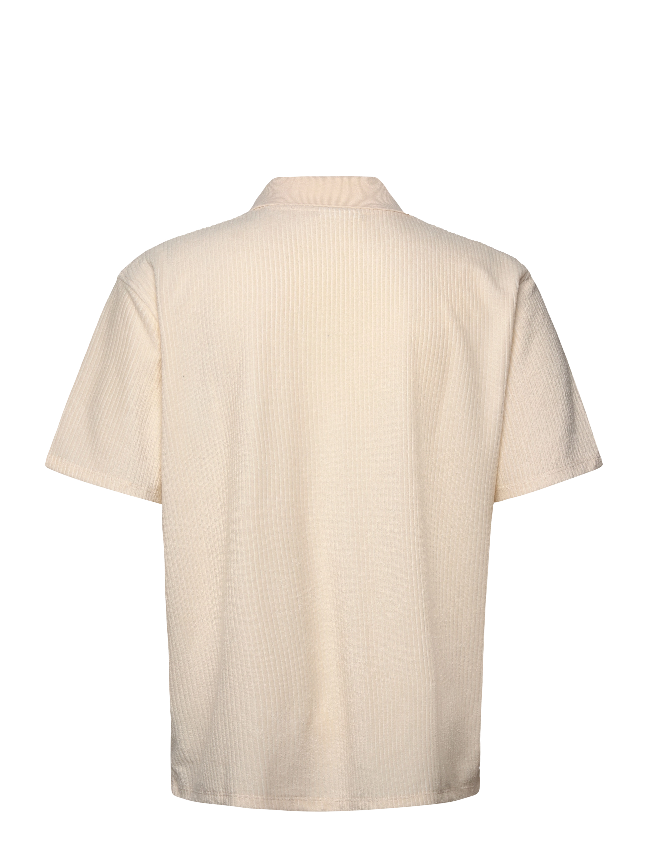 Lindbergh - V-neck jacquard polo S/S - kurzärmelig - pearl white - 2