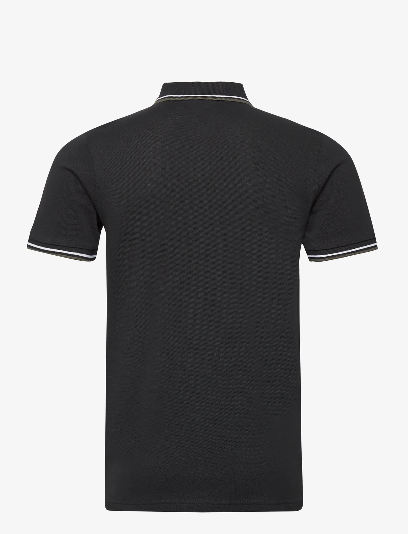 Lindbergh - Polo shirt with contrast piping - de laveste prisene - black 124 - 1
