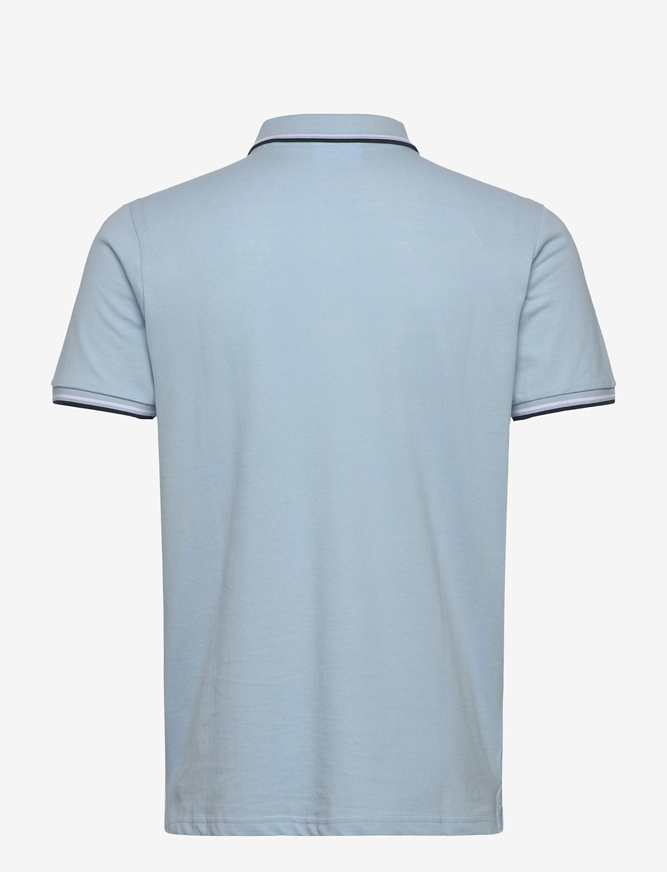 Lindbergh - Polo shirt with contrast piping - kortärmade pikéer - blue breeze - 2