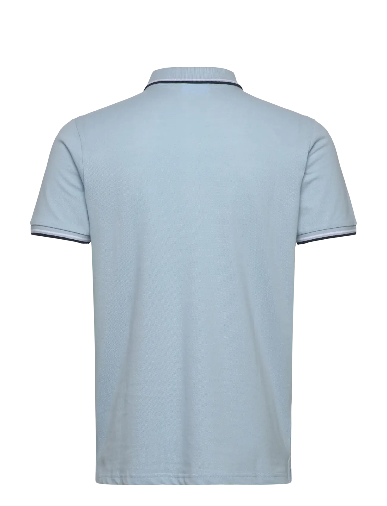 Lindbergh - Polo shirt with contrast piping - kortærmede poloer - blue breeze - 2