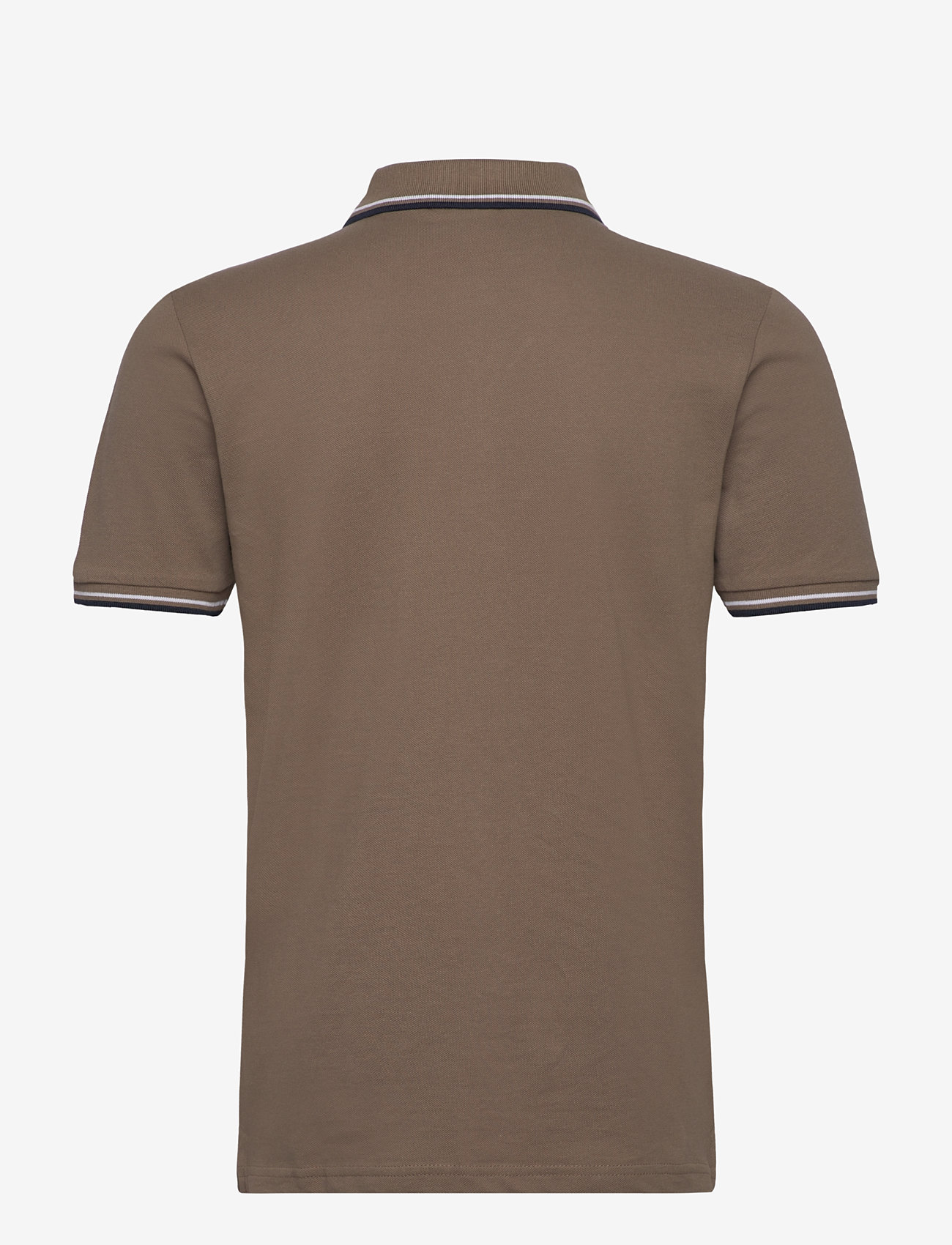 Lindbergh - Polo shirt with contrast piping - kortærmede poloer - dk stone - 2