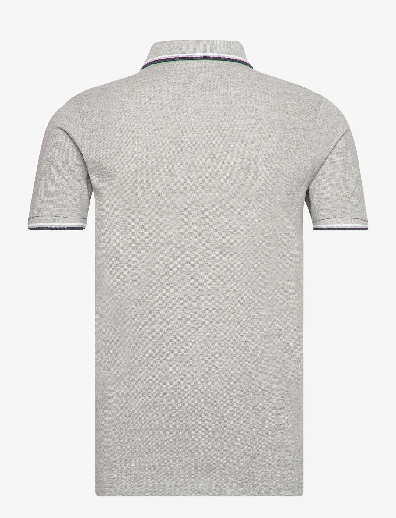 Lindbergh - Polo shirt with contrast piping - de laveste prisene - grey mel 124 - 1