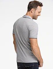 Lindbergh - Polo shirt with contrast piping - laveste priser - grey mel 124 - 3