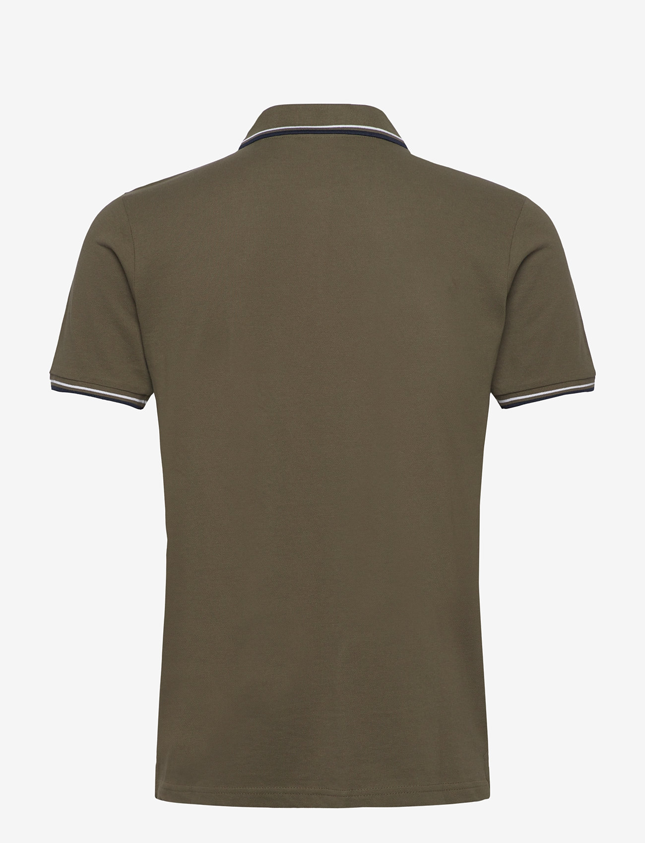 Lindbergh - Polo shirt with contrast piping - kortærmede poloer - lt army - 1