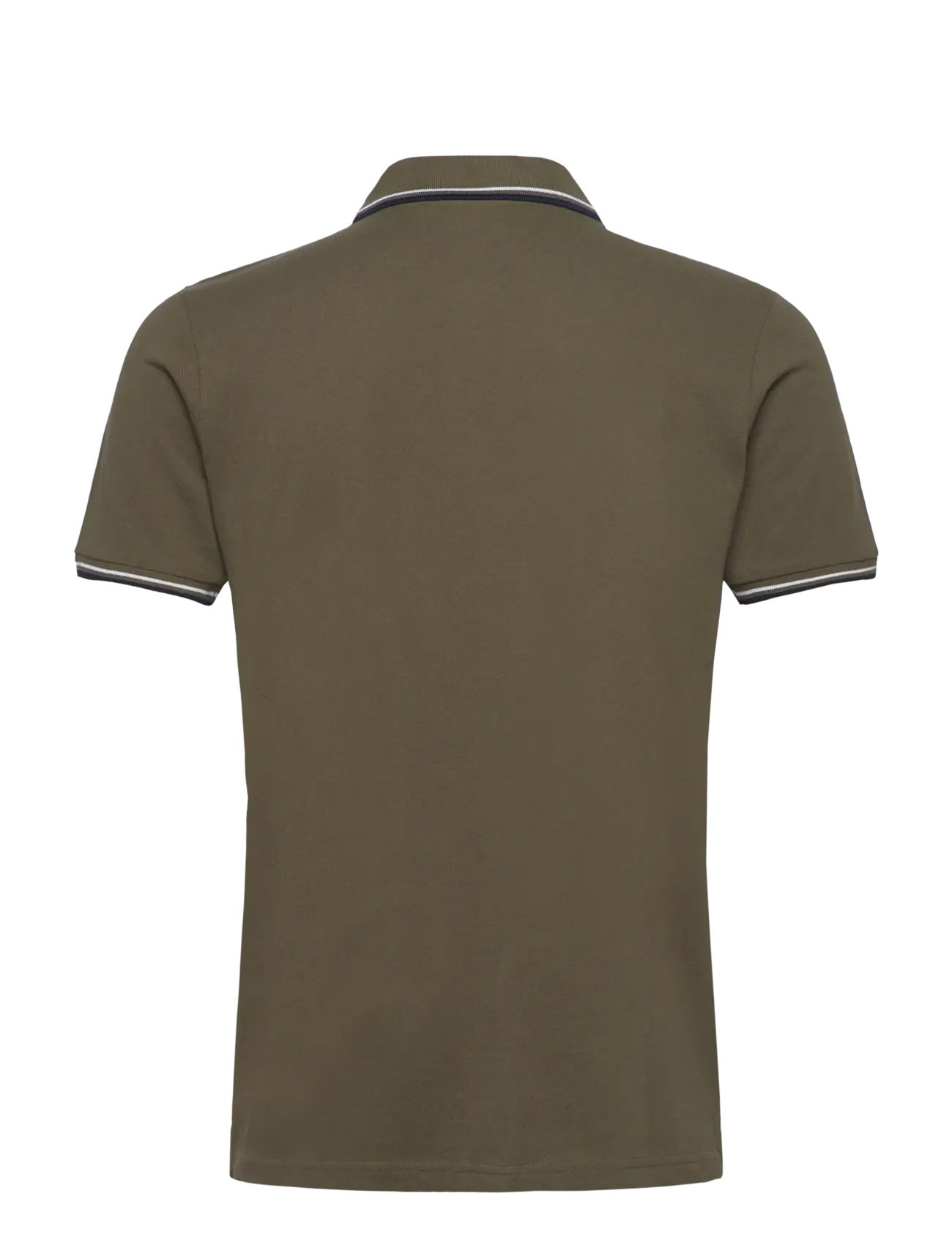 Lindbergh - Polo shirt with contrast piping - kortærmede poloer - lt army - 1